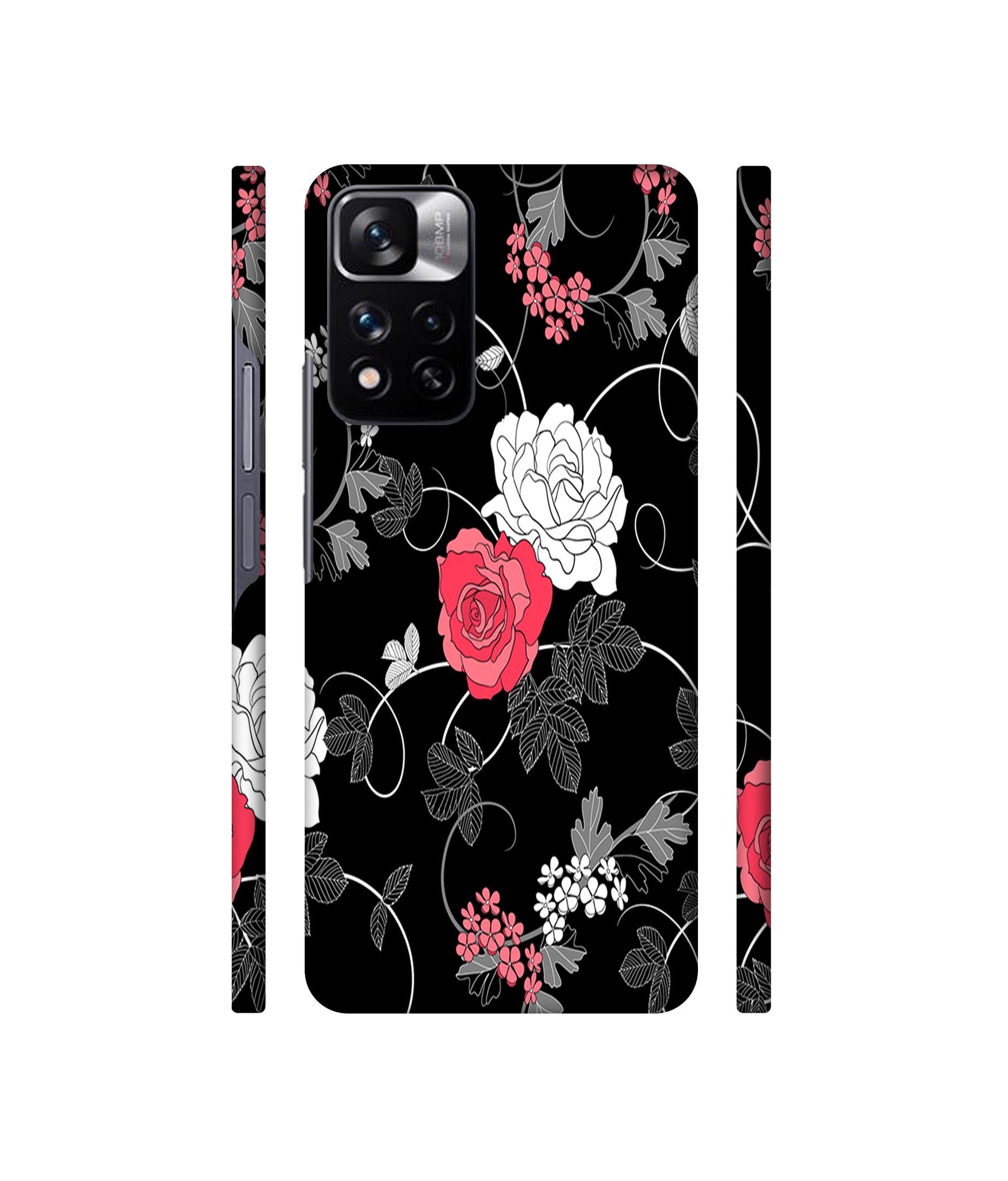 Roses Designer Hard Back Cover for Mi Redmi Note 11 Pro 4G / Mi Redmi Note 11 Pro 5G / Mi Redmi Note 11 Pro + 5G