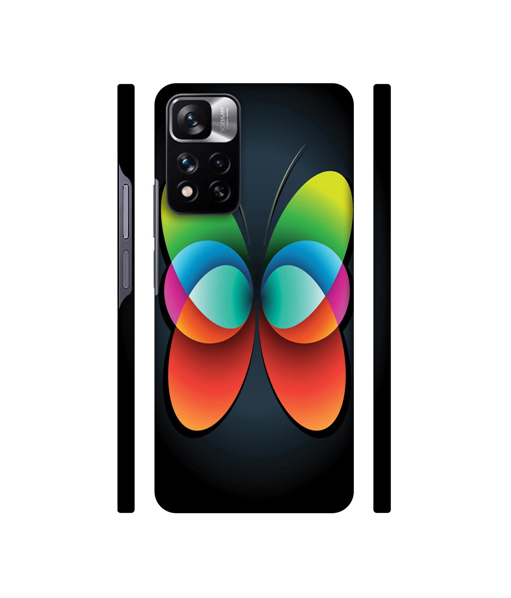 Colourfull Butterfly Designer Hard Back Cover for Mi Redmi Note 11 Pro 4G / Mi Redmi Note 11 Pro 5G / Mi Redmi Note 11 Pro + 5G