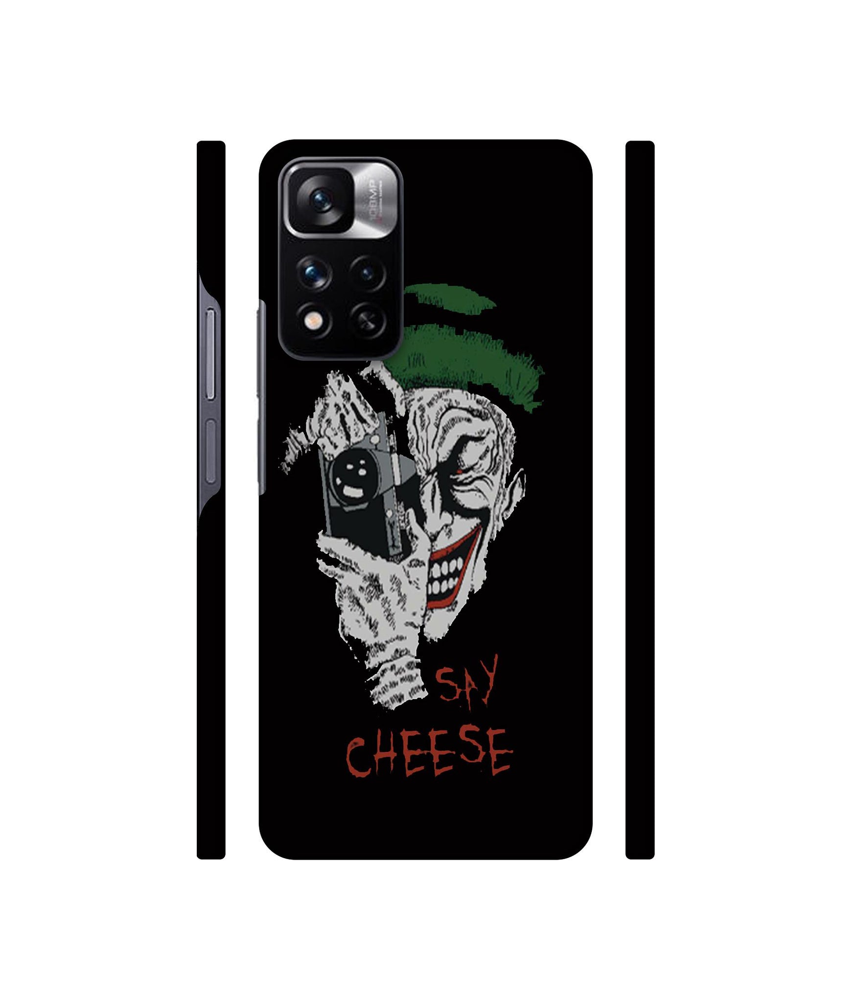 Joker Say Cheese Designer Hard Back Cover for Mi Redmi Note 11 Pro 4G / Mi Redmi Note 11 Pro 5G / Mi Redmi Note 11 Pro + 5G