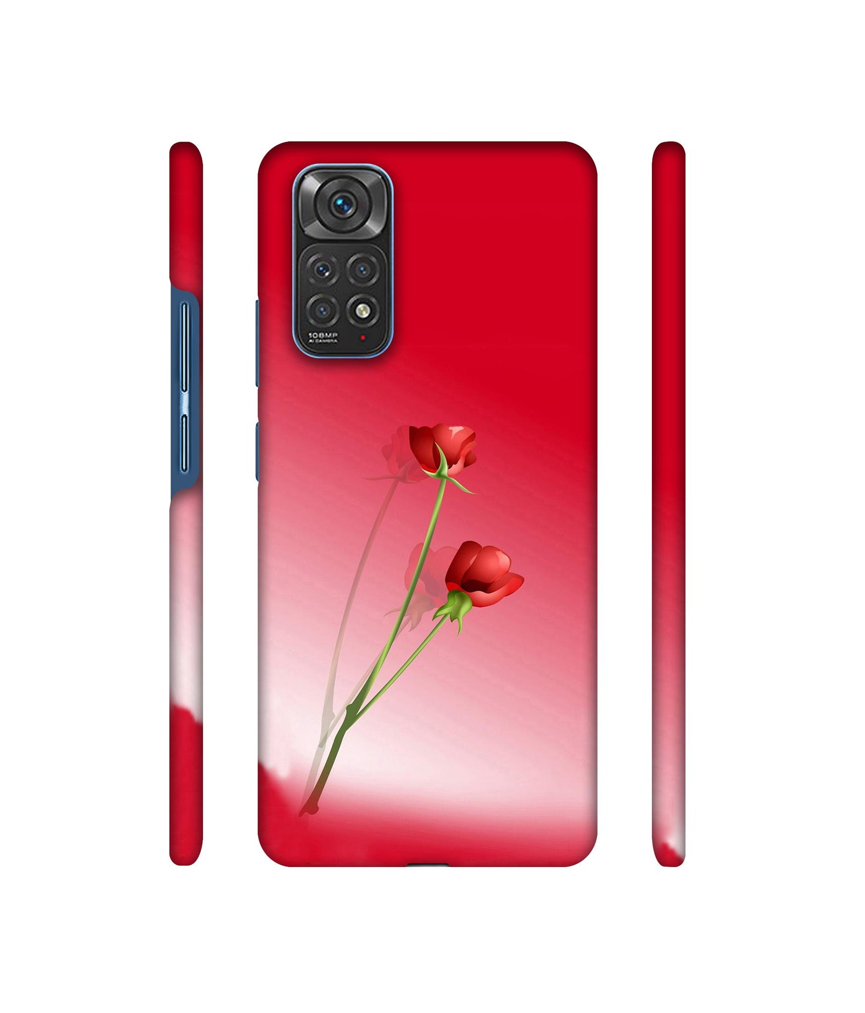 Red Roses Designer Hard Back Cover for Mi Redmi Note 11 4G / Redmi Note 11S 4G