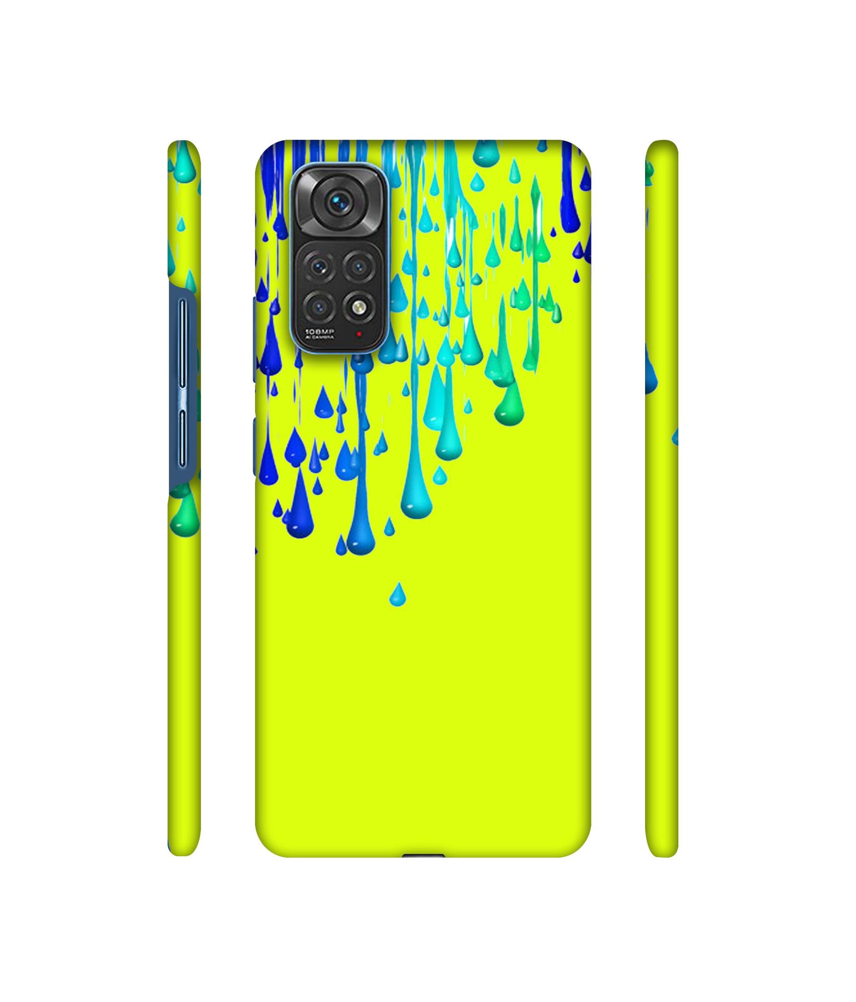 Neon Paint Designer Hard Back Cover for Mi Redmi Note 11 4G / Redmi Note 11S 4G