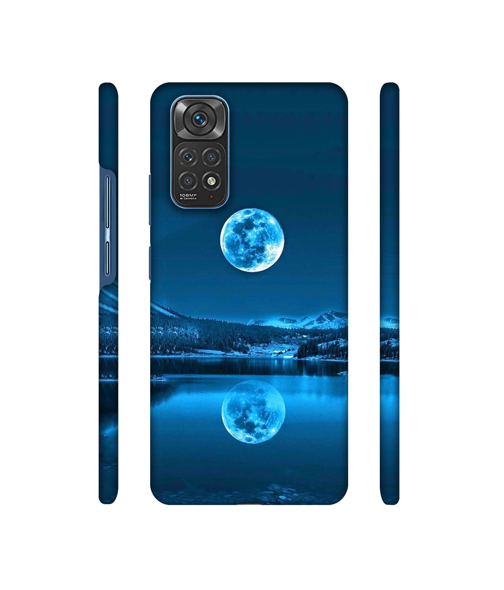 Awesome Moon Designer Hard Back Cover for Mi Redmi Note 11 4G / Redmi Note 11S 4G