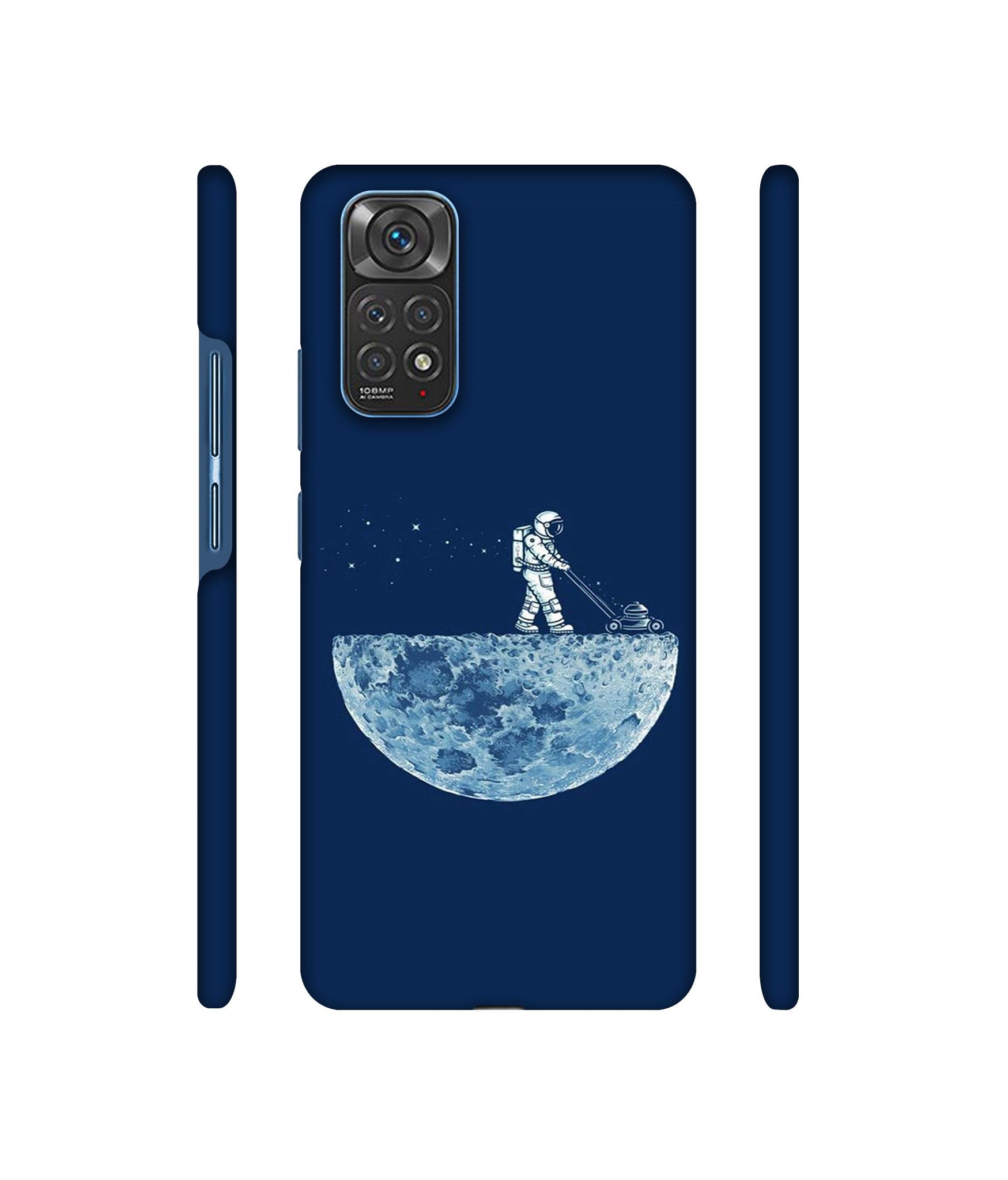 Moon Walk Designer Hard Back Cover for Mi Redmi Note 11 4G / Redmi Note 11S 4G