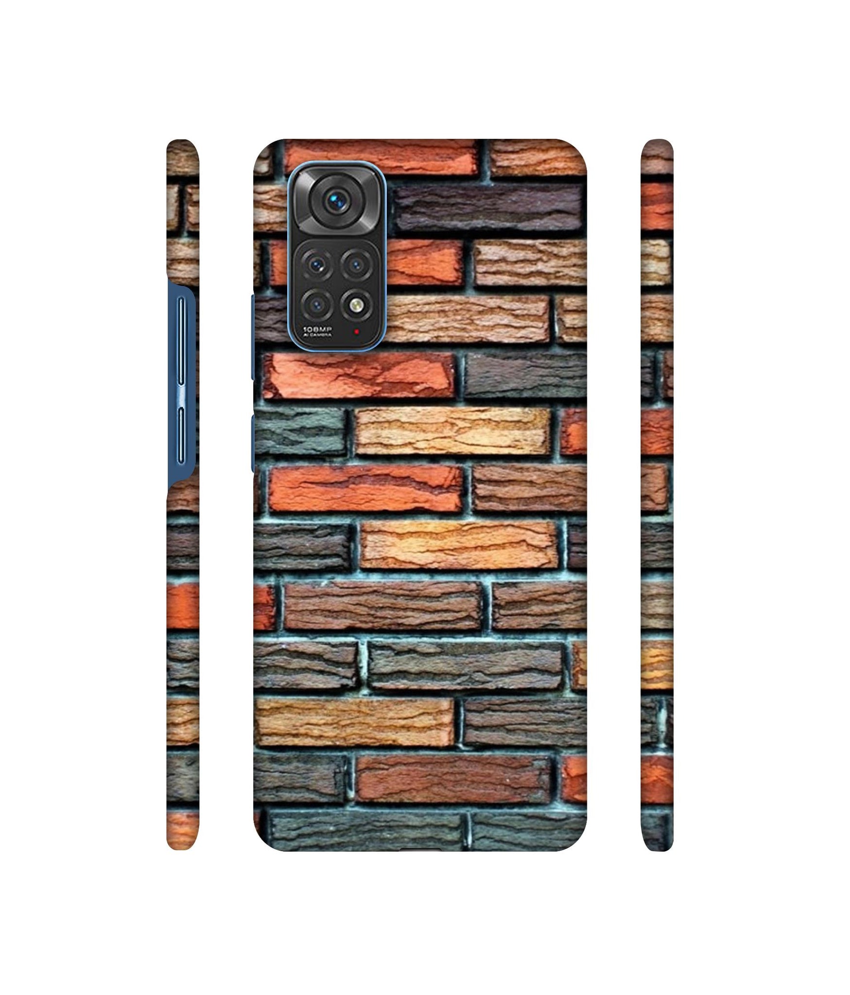 Brick Wall Designer Hard Back Cover for Mi Redmi Note 11 4G / Redmi Note 11S 4G