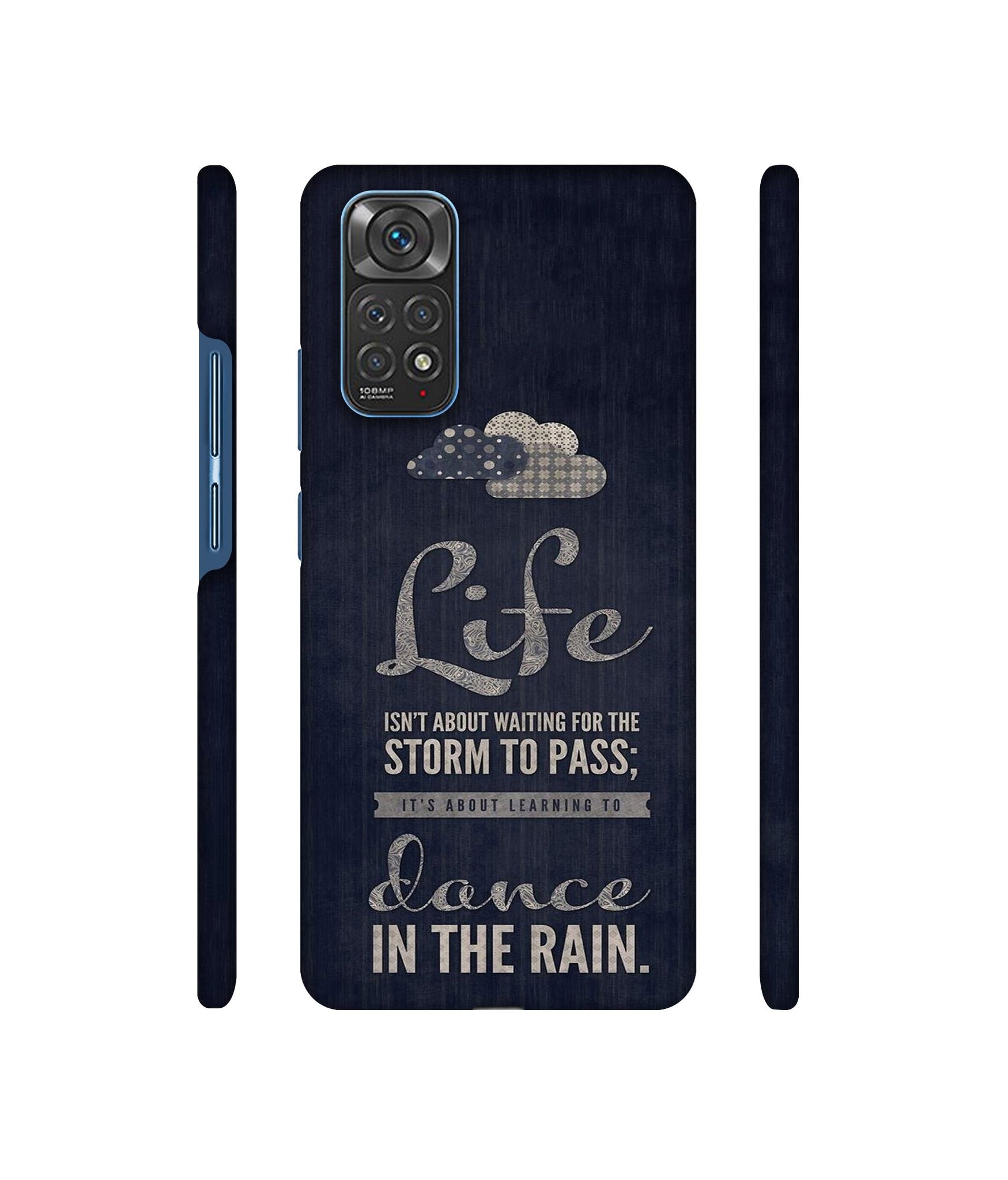 Life in The Rain Designer Hard Back Cover for Mi Redmi Note 11 4G / Redmi Note 11S 4G