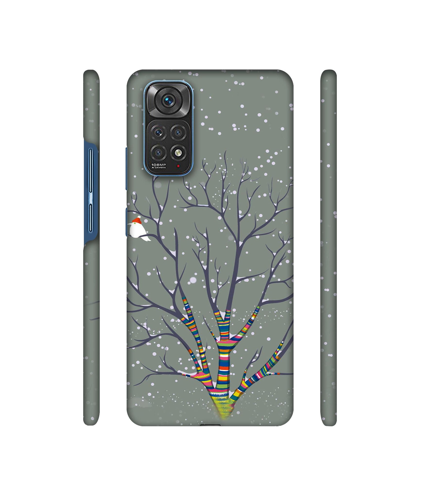 Winter Pattern Print Designer Hard Back Cover for Mi Redmi Note 11 4G / Redmi Note 11S 4G