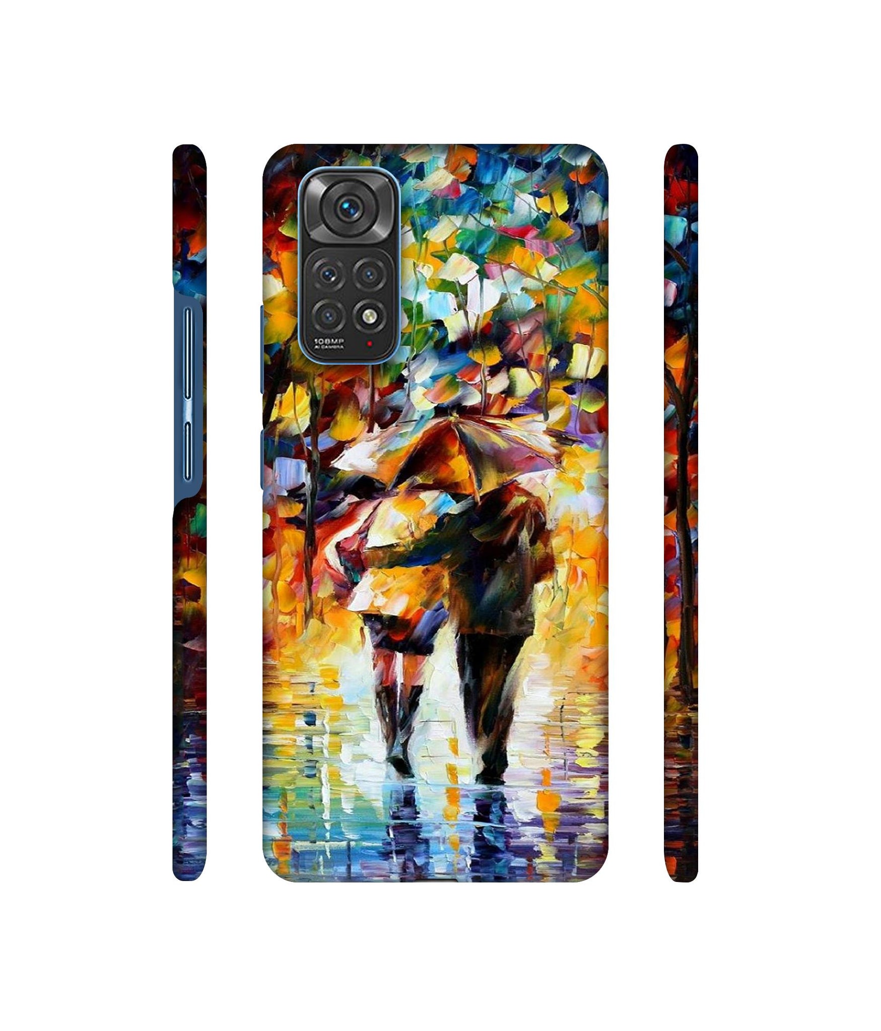 Paint Couple Pattern Designer Hard Back Cover for Mi Redmi Note 11 4G / Redmi Note 11S 4G