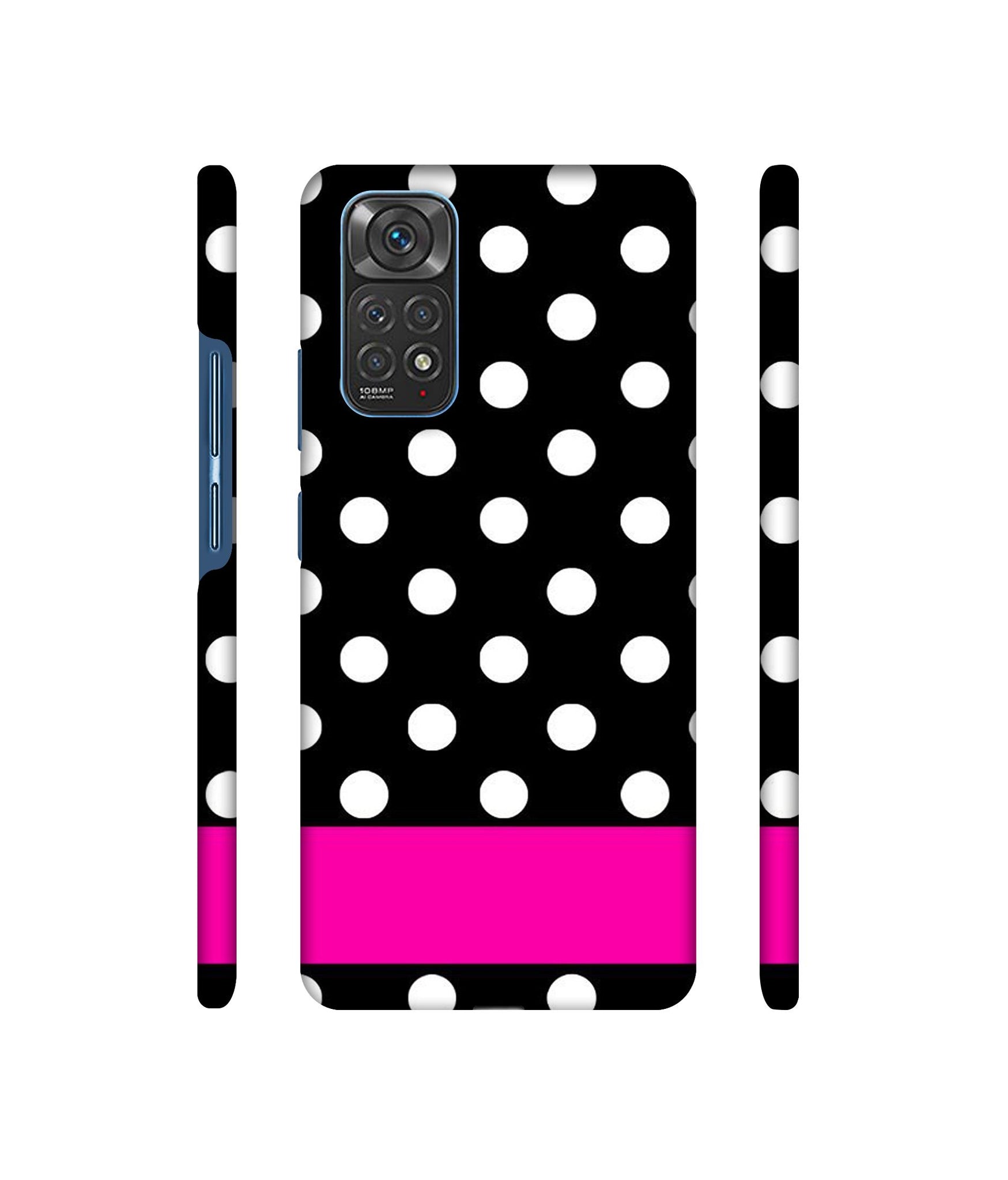 White Dots Pattern Designer Hard Back Cover for Mi Redmi Note 11 4G / Redmi Note 11S 4G