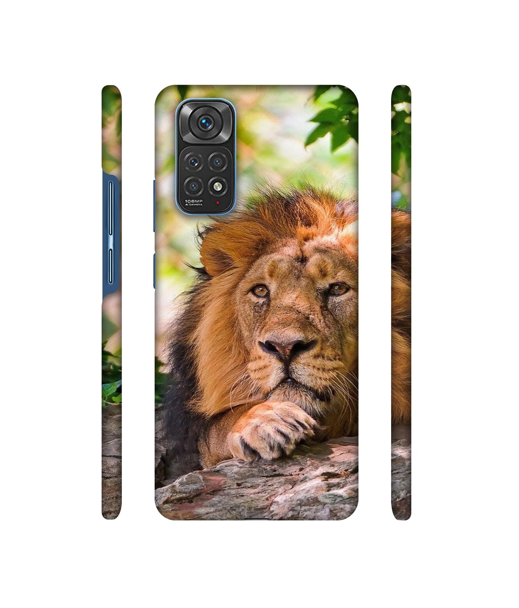 Tiger Pattern Print Designer Hard Back Cover for Mi Redmi Note 11 4G / Redmi Note 11S 4G