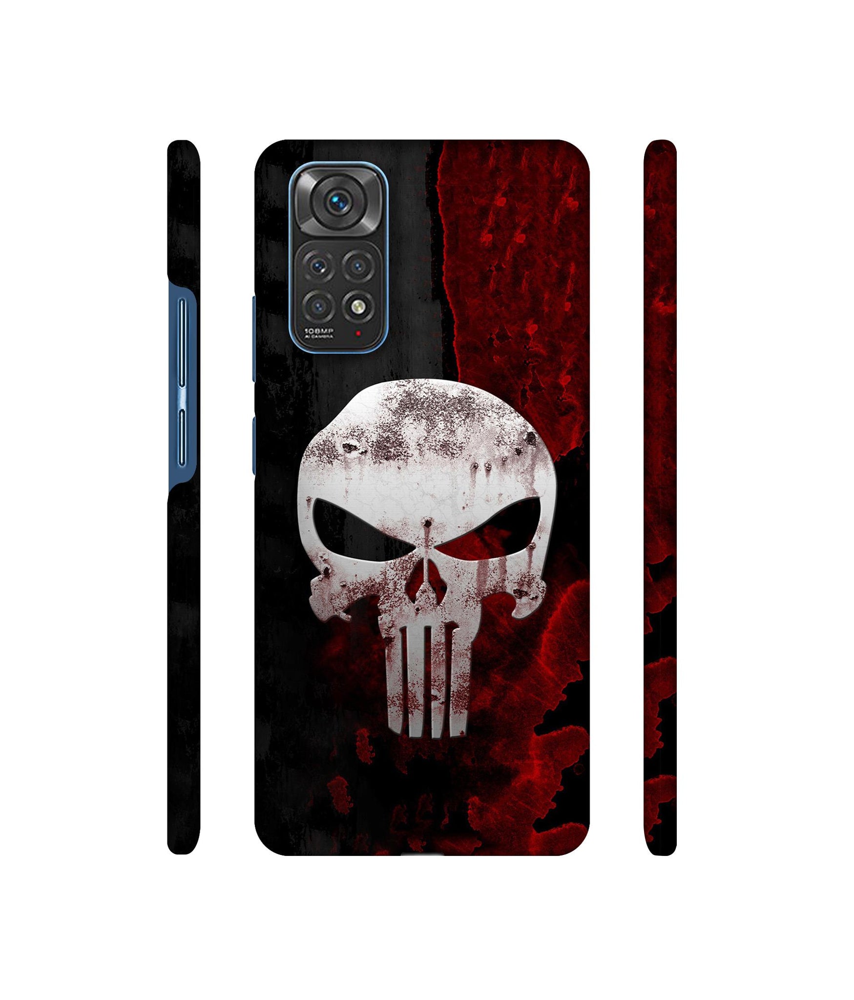 Punisher Skull Designer Hard Back Cover for Mi Redmi Note 11 4G / Redmi Note 11S 4G