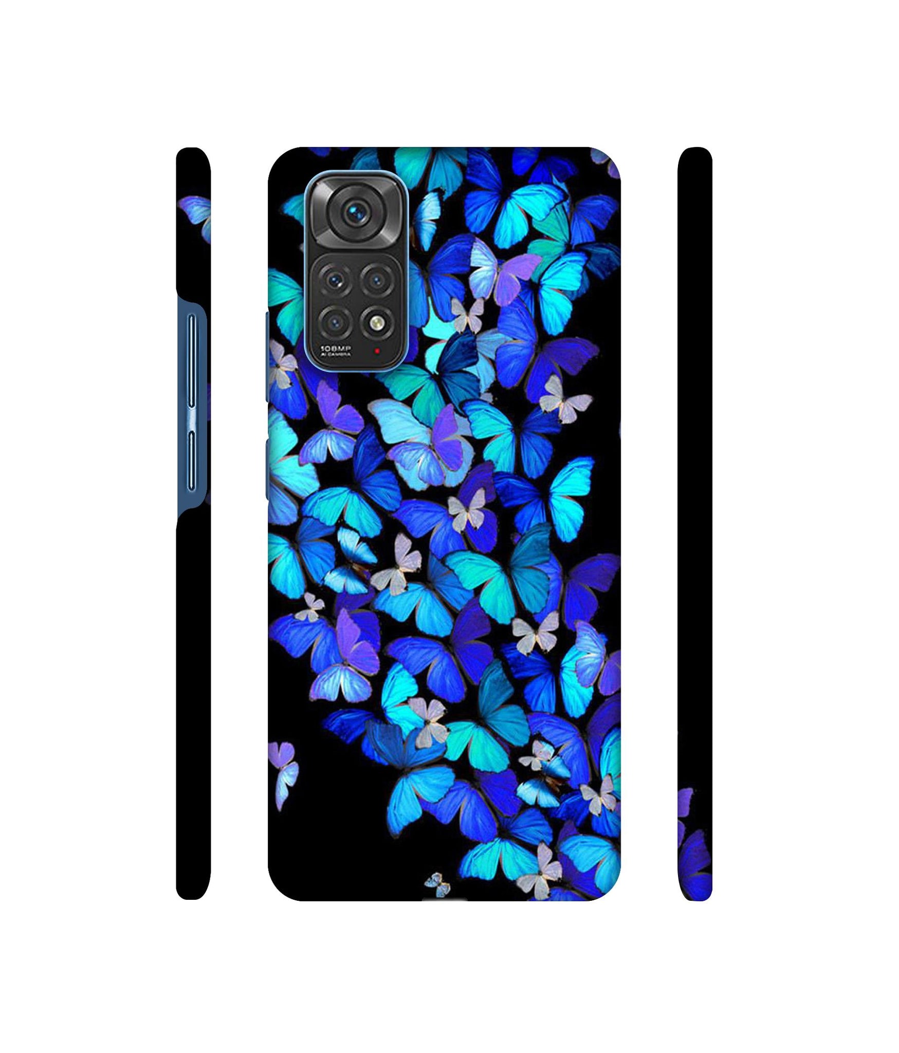 Butterfly Pattern Designer Hard Back Cover for Mi Redmi Note 11 4G / Redmi Note 11S 4G