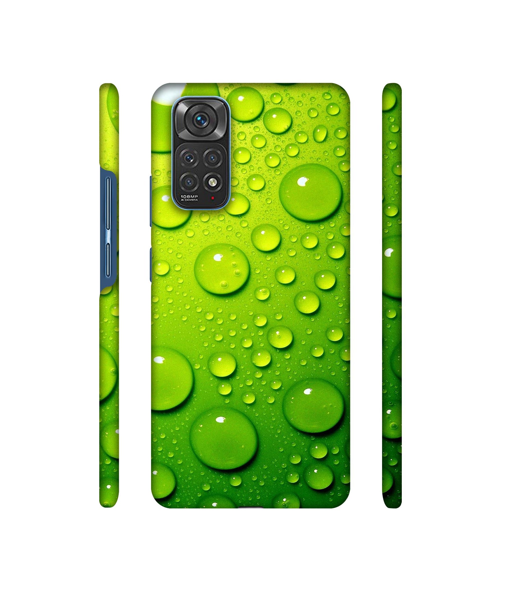 Green Bubbles Designer Hard Back Cover for Mi Redmi Note 11 4G / Redmi Note 11S 4G
