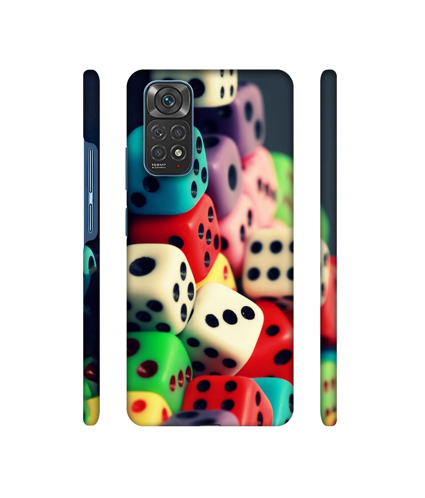 Dice Designer Hard Back Cover for Mi Redmi Note 11 4G / Redmi Note 11S 4G