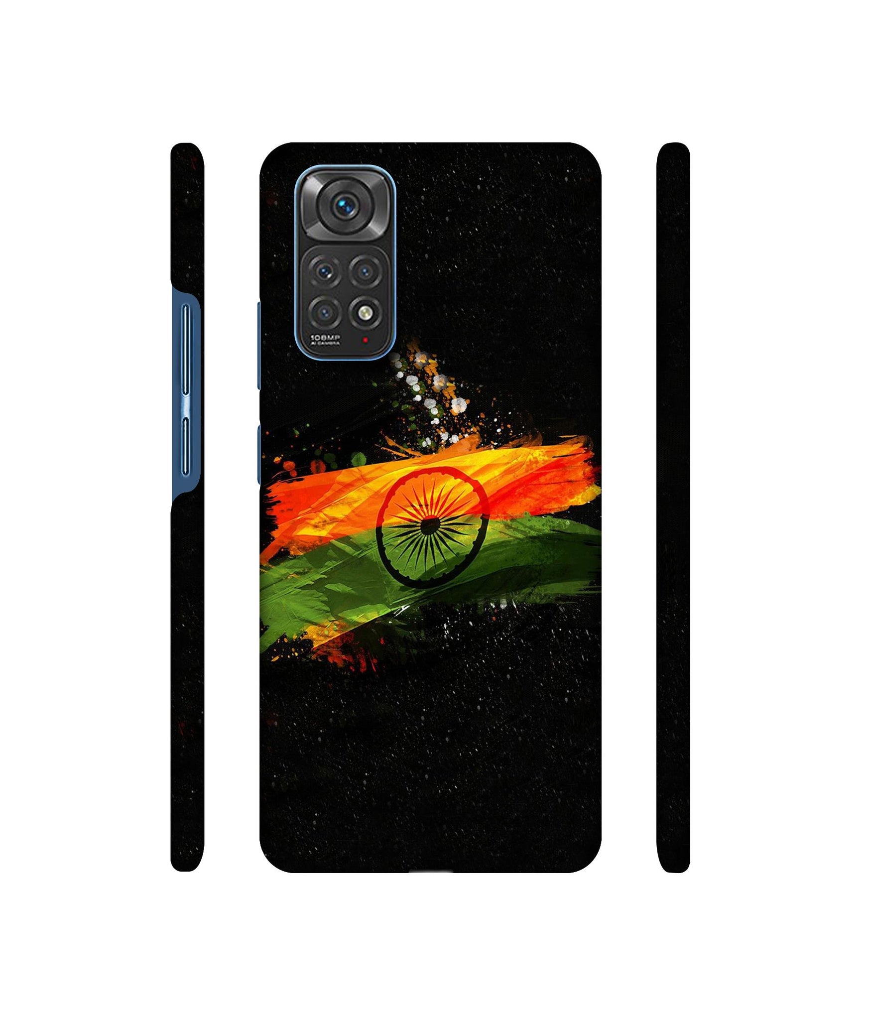 Indian Flag Designer Hard Back Cover for Mi Redmi Note 11 4G / Redmi Note 11S 4G