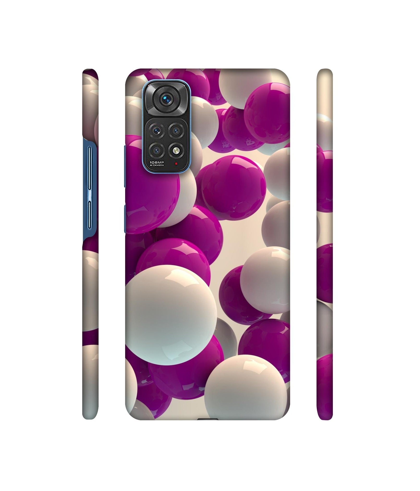 3D Balloons Designer Hard Back Cover for Mi Redmi Note 11 4G / Redmi Note 11S 4G