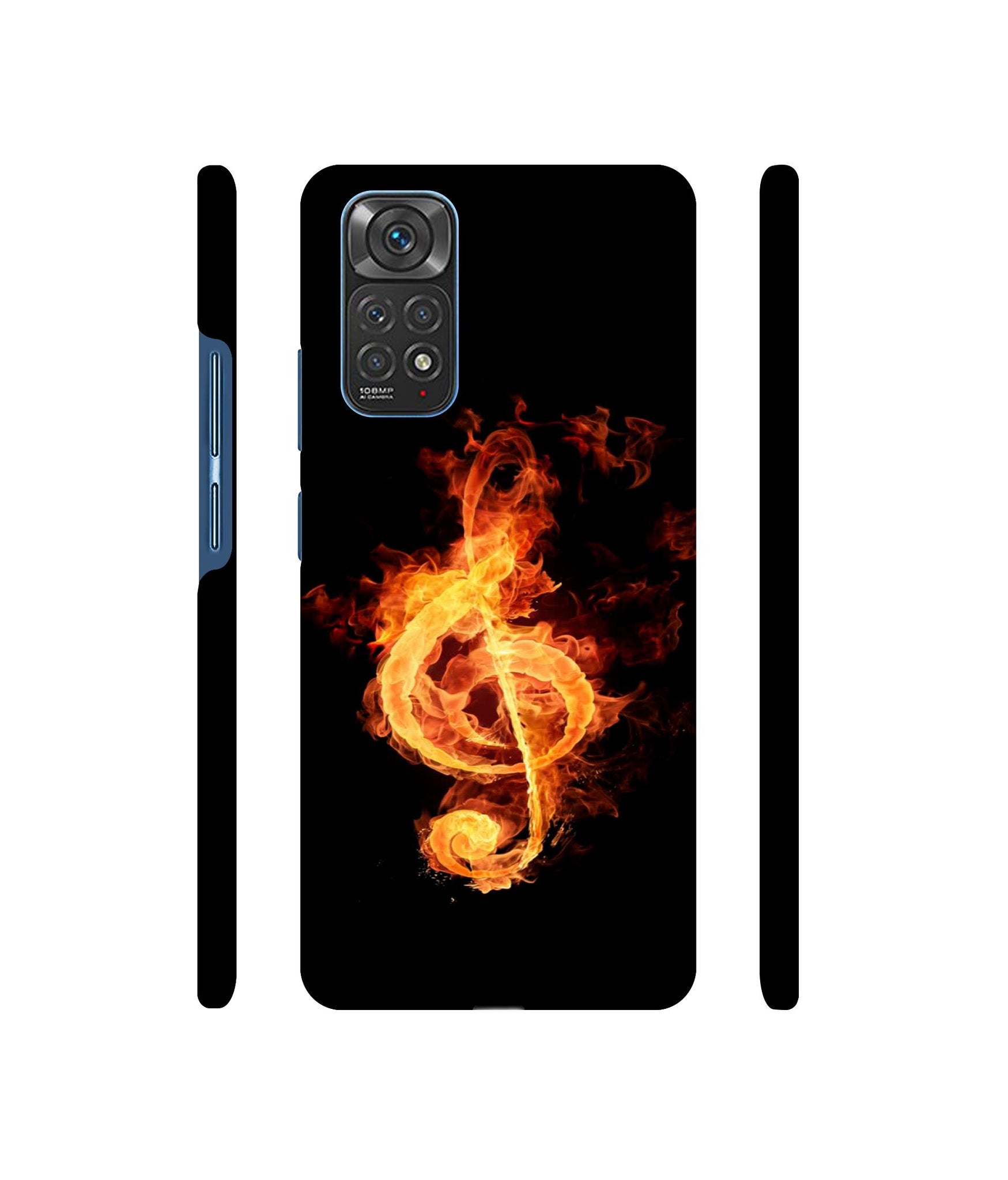 Fire Note Designer Hard Back Cover for Mi Redmi Note 11 4G / Redmi Note 11S 4G