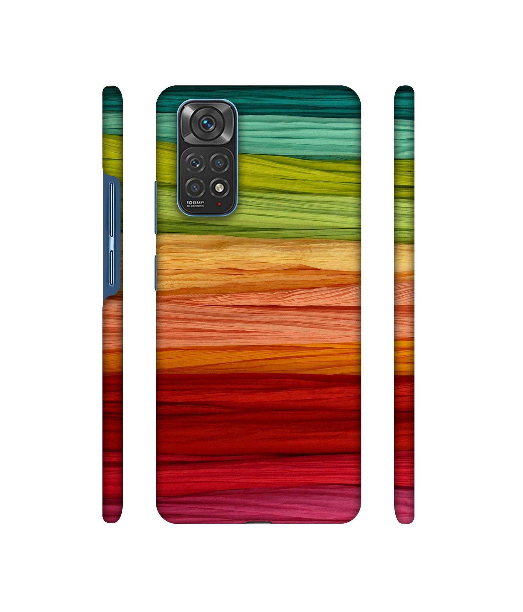 Colorful Thread Designer Hard Back Cover for Mi Redmi Note 11 4G / Redmi Note 11S 4G