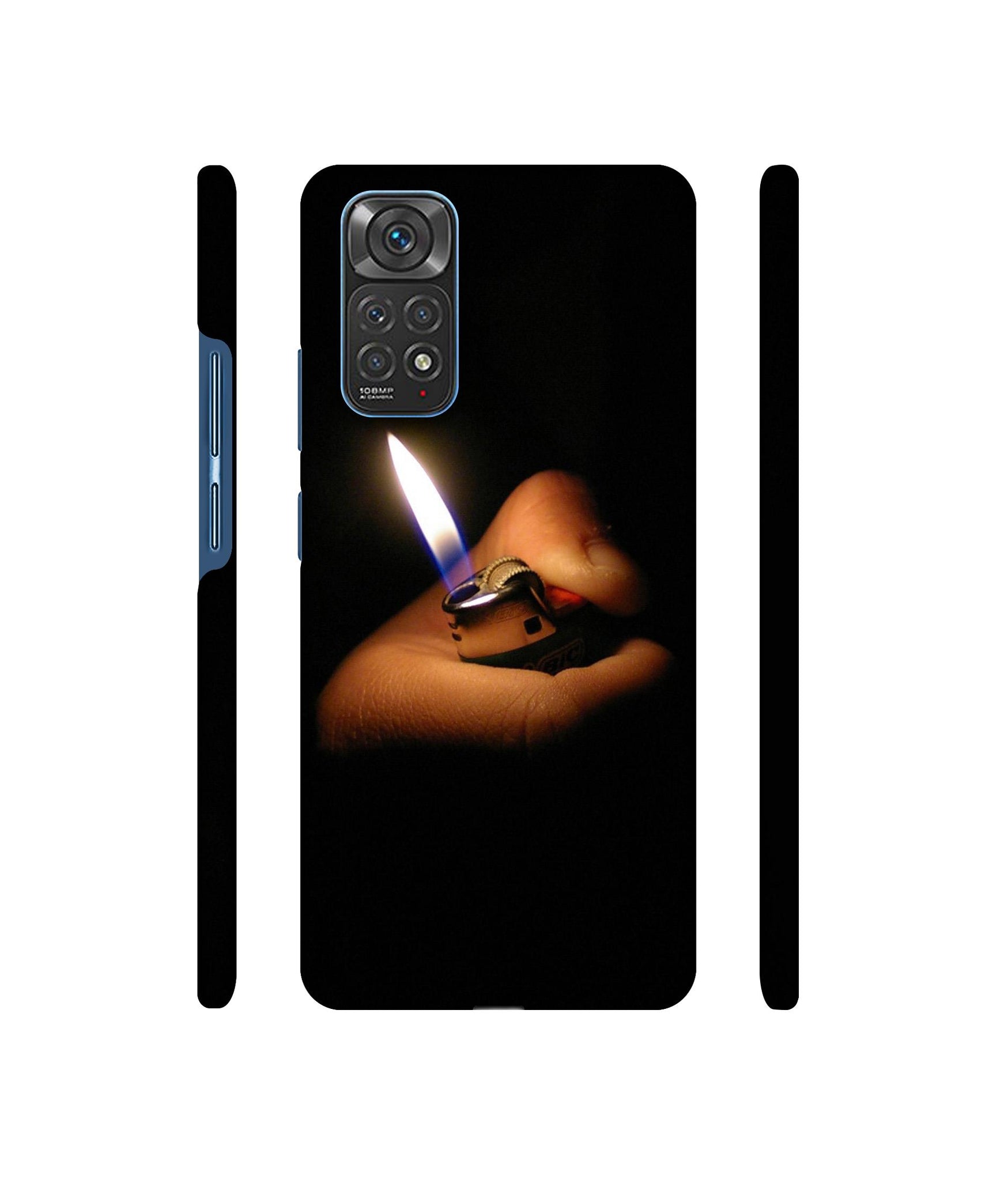 Lighter Flames Designer Hard Back Cover for Mi Redmi Note 11 4G / Redmi Note 11S 4G