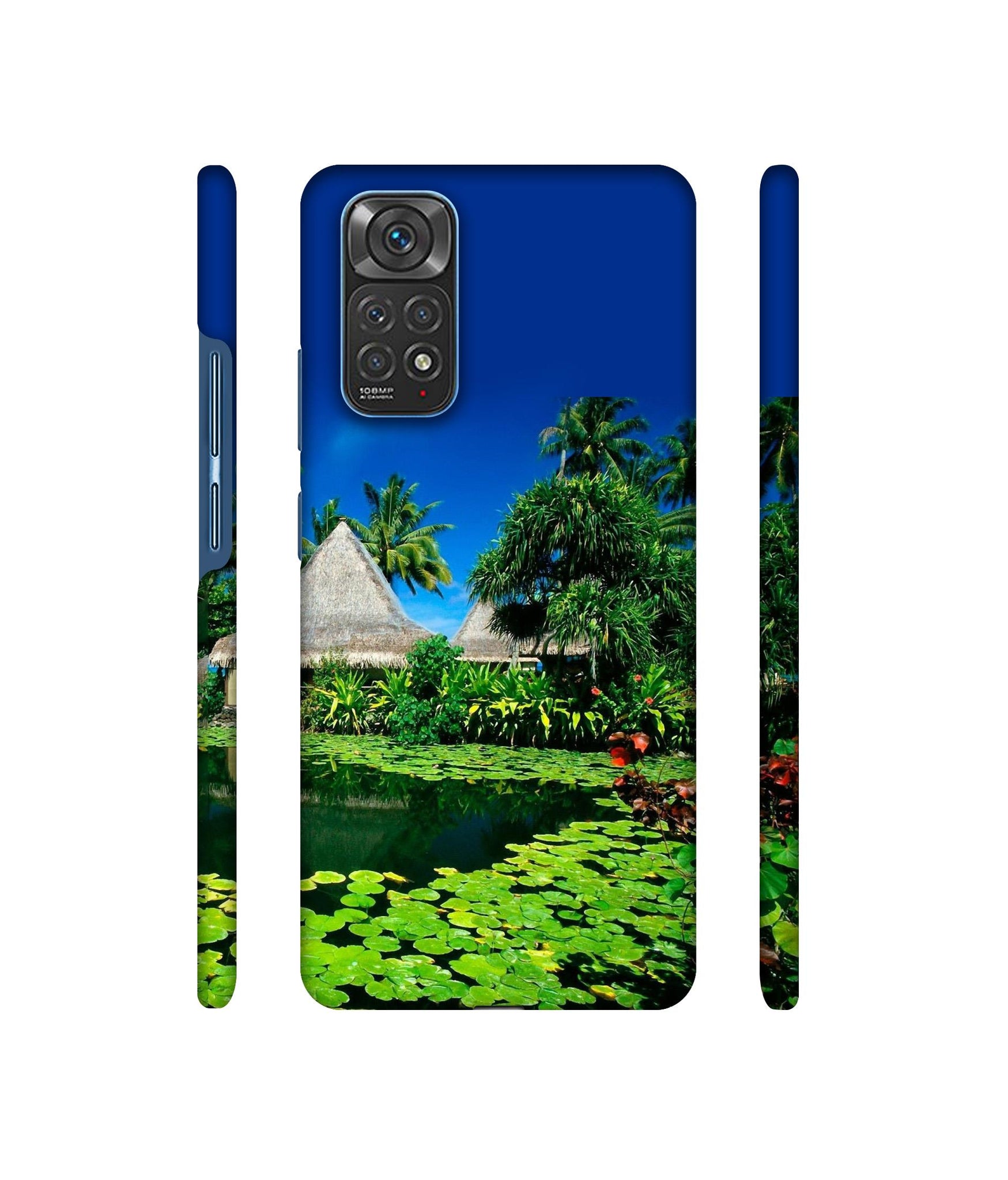 Tropics Water Designer Hard Back Cover for Mi Redmi Note 11 4G / Redmi Note 11S 4G