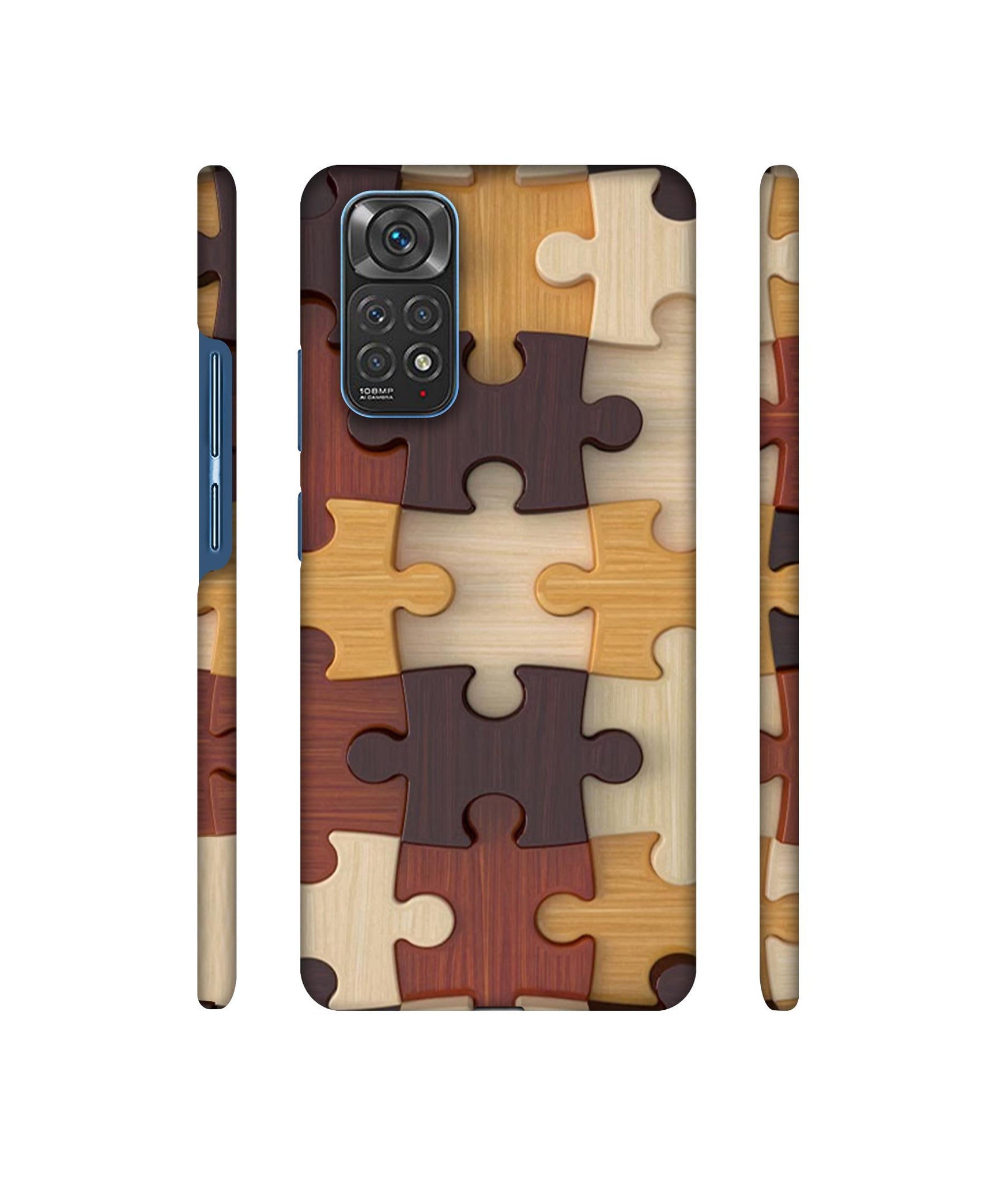 Puzzle Pattern Designer Hard Back Cover for Mi Redmi Note 11 4G / Redmi Note 11S 4G