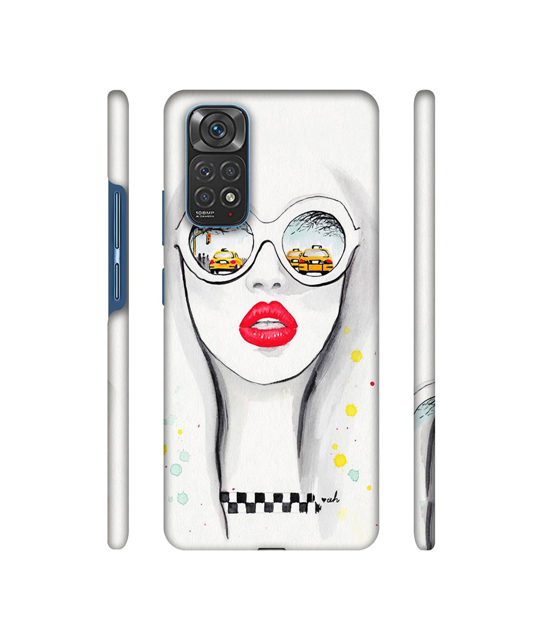 Girl Designer Hard Back Cover for Mi Redmi Note 11 4G / Redmi Note 11S 4G