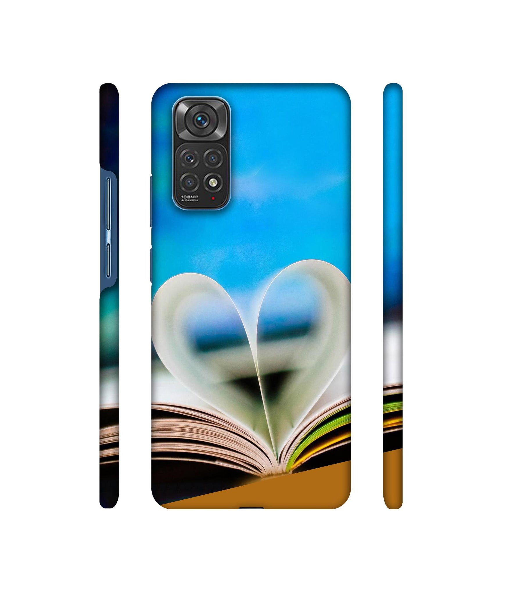Love Book Designer Hard Back Cover for Mi Redmi Note 11 4G / Redmi Note 11S 4G