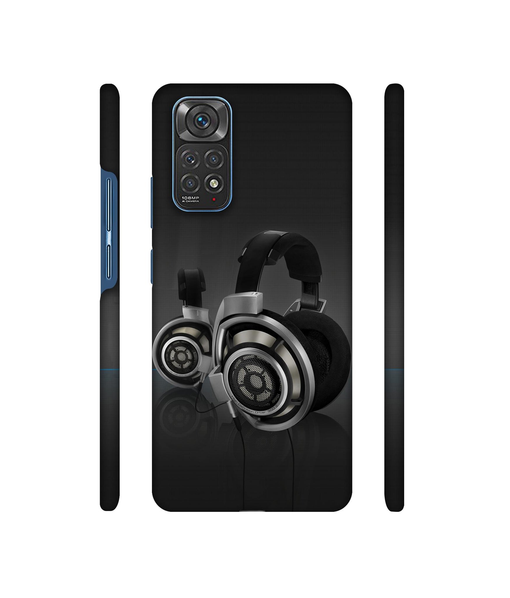 Head Phone Designer Hard Back Cover for Mi Redmi Note 11 4G / Redmi Note 11S 4G