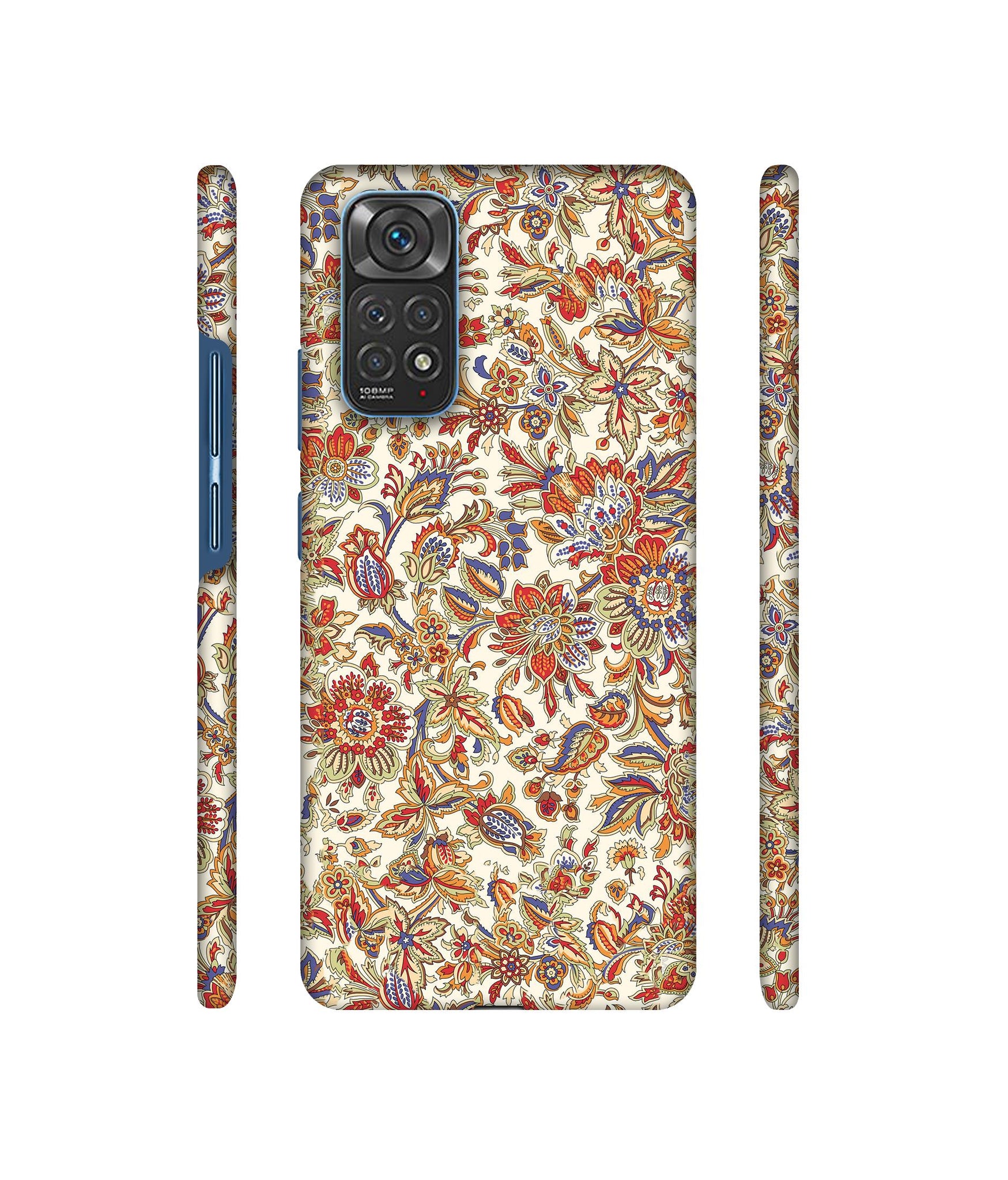 Floral Designer Hard Back Cover for Mi Redmi Note 11 4G / Redmi Note 11S 4G