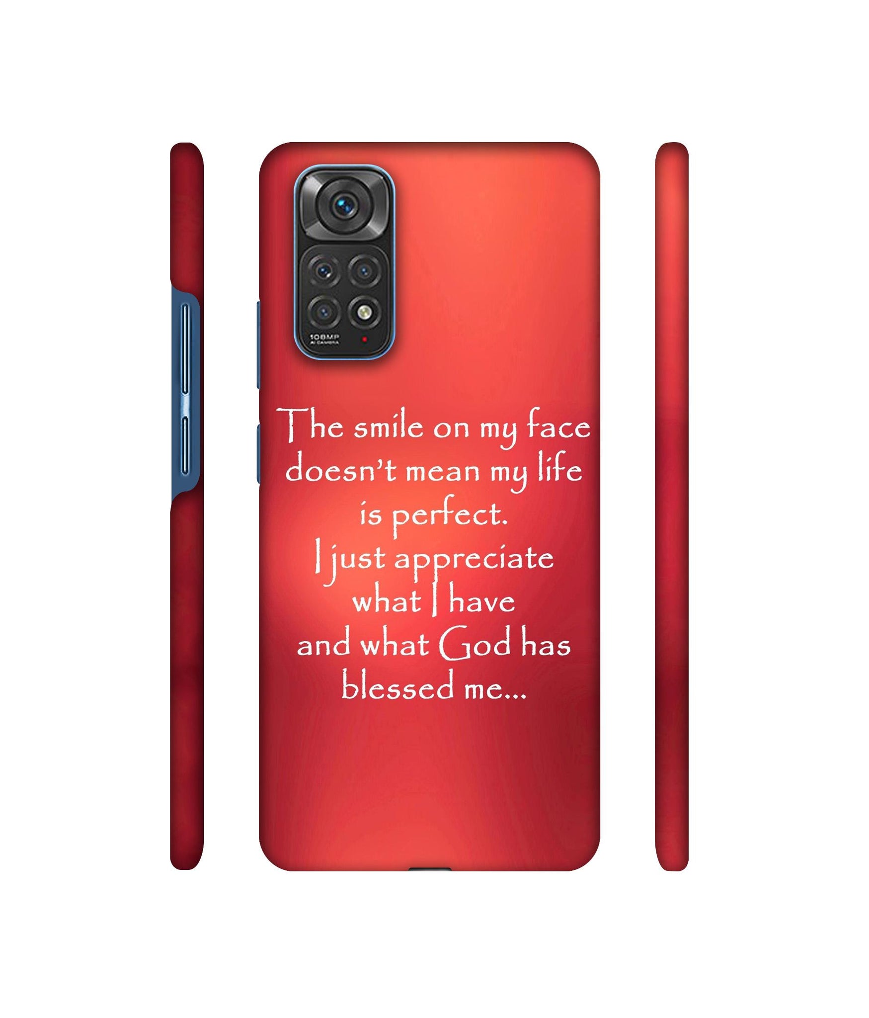 Quotes On Life Designer Hard Back Cover for Mi Redmi Note 11 4G / Redmi Note 11S 4G