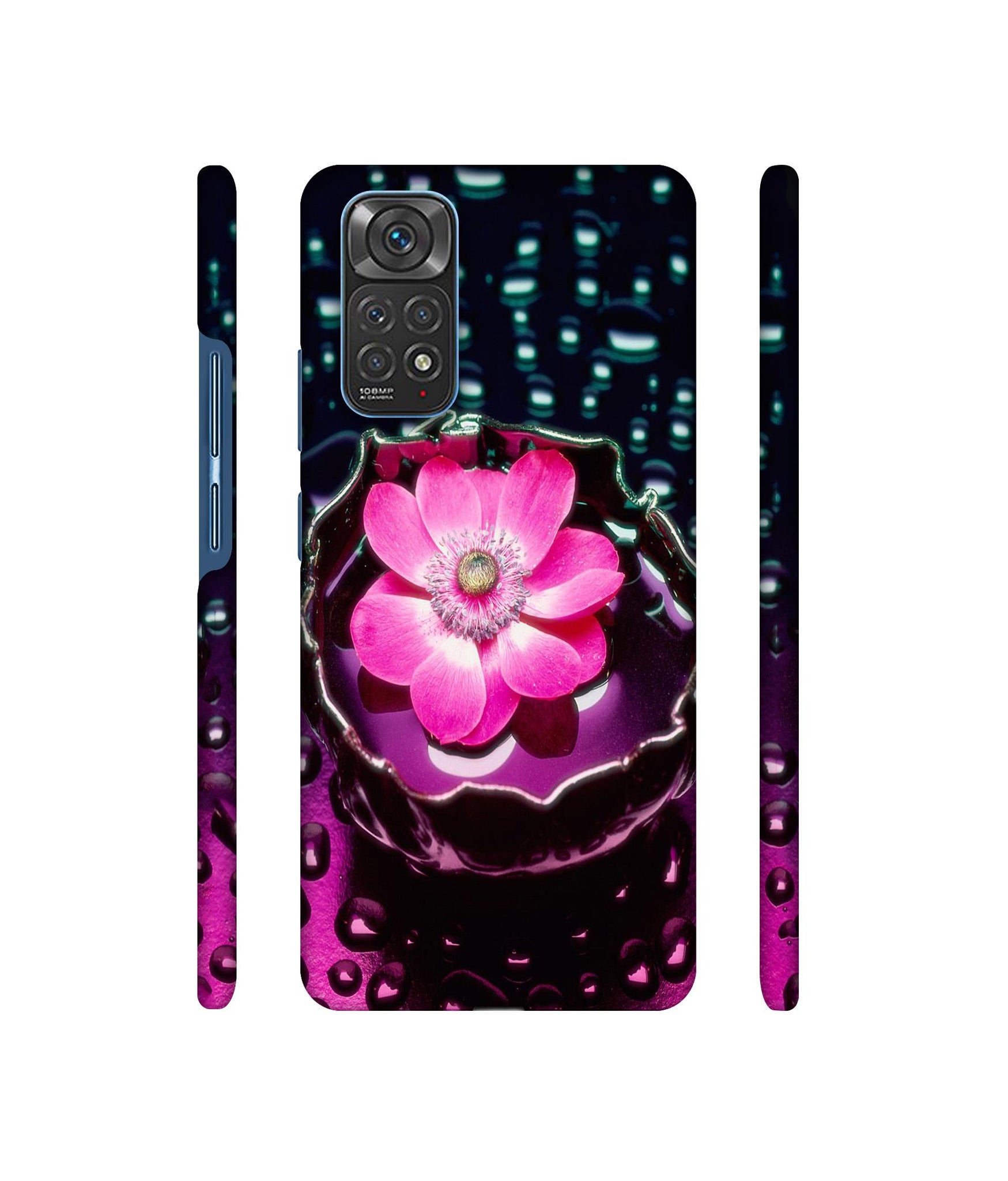 Flower in Water Designer Hard Back Cover for Mi Redmi Note 11 4G / Redmi Note 11S 4G