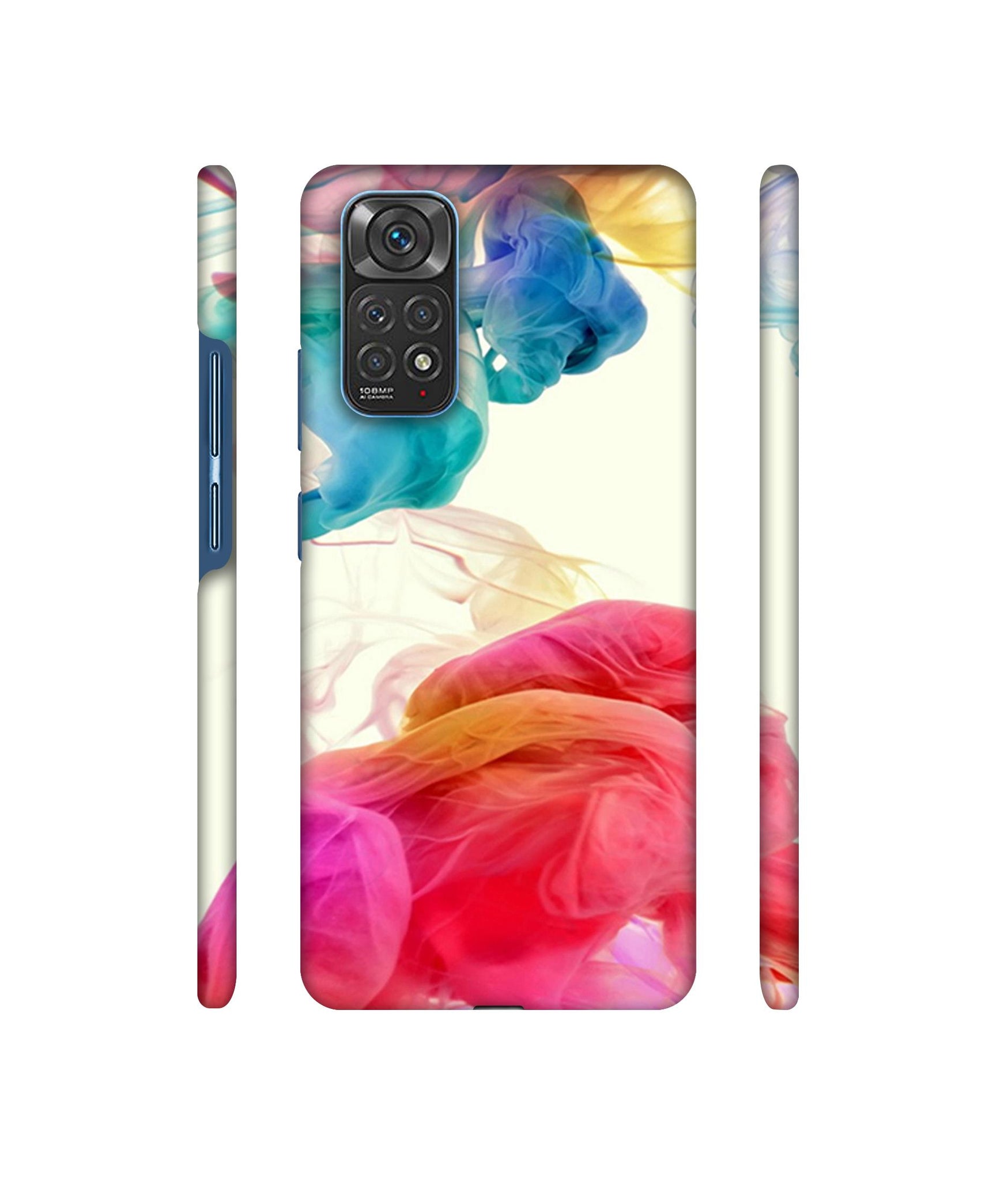 Colored Smoke Designer Hard Back Cover for Mi Redmi Note 11 4G / Redmi Note 11S 4G