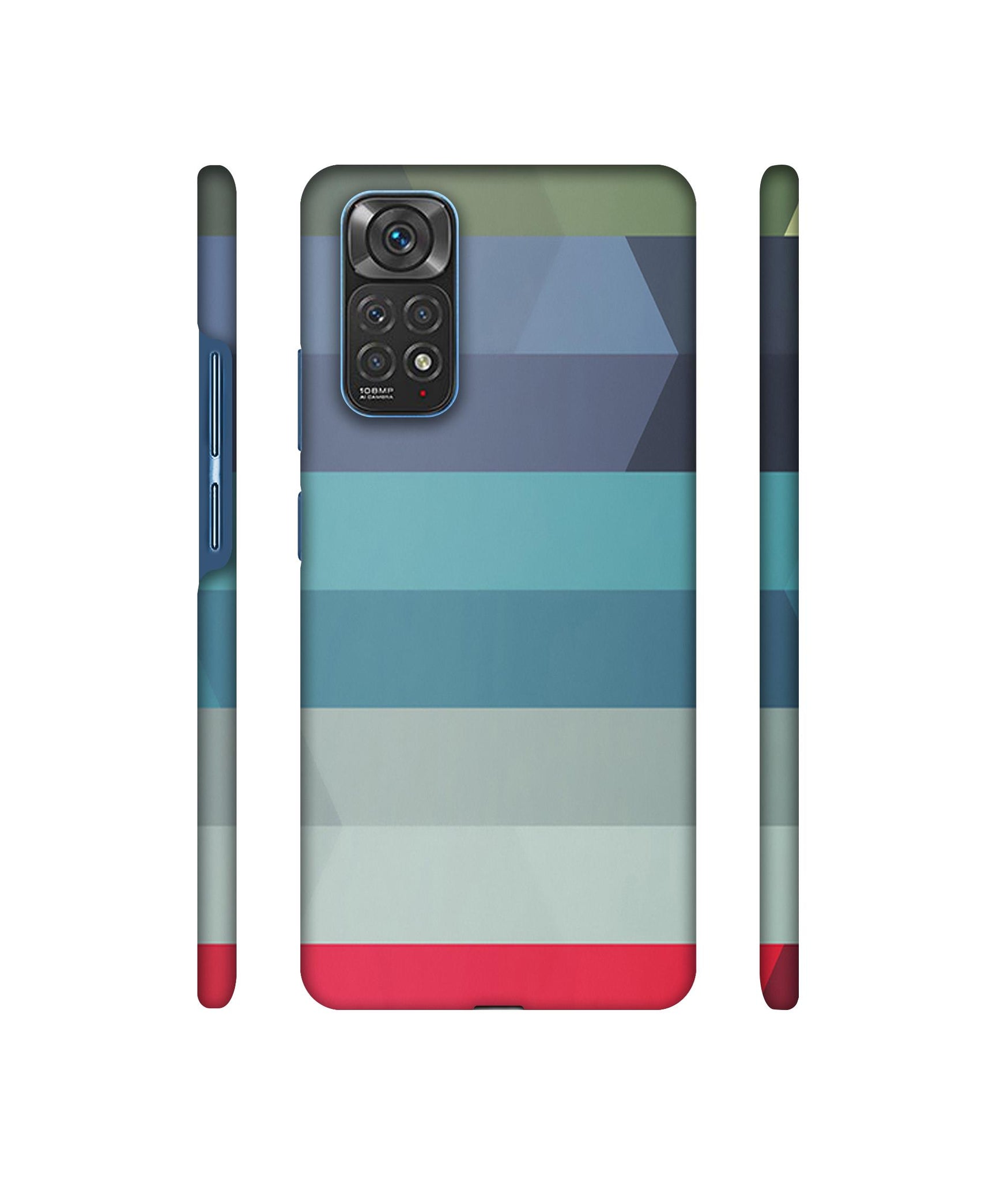 Colorful Lines Designer Hard Back Cover for Mi Redmi Note 11 4G / Redmi Note 11S 4G