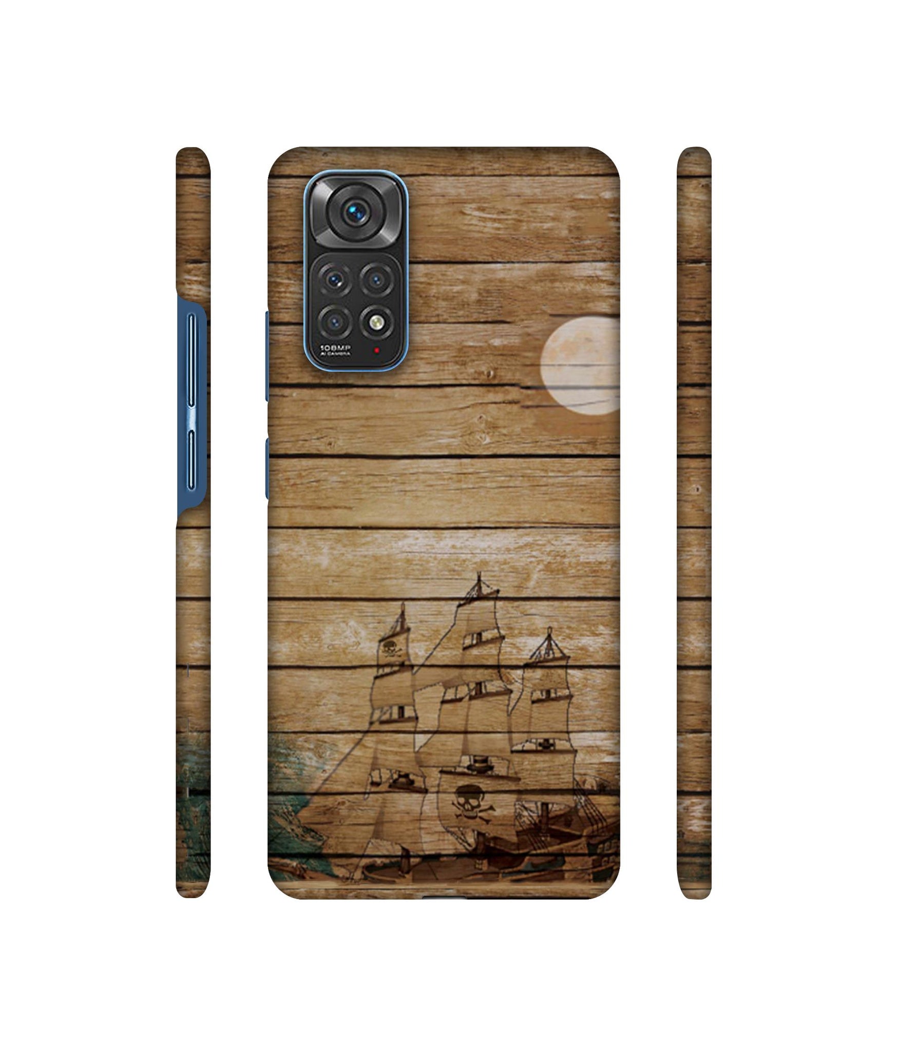 Wooden Pattern Designer Hard Back Cover for Mi Redmi Note 11 4G / Redmi Note 11S 4G