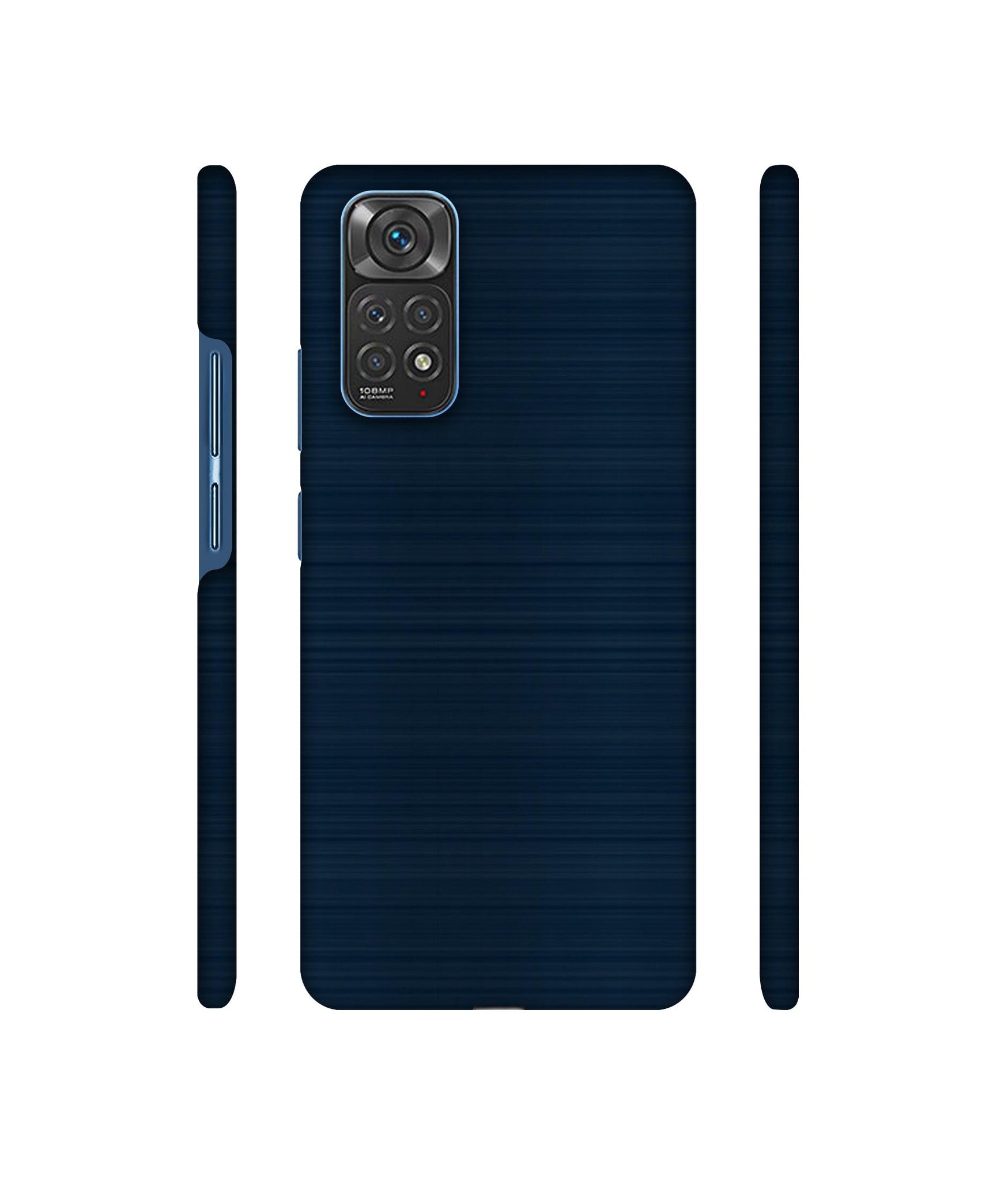 Blue Line Designer Hard Back Cover for Mi Redmi Note 11 4G / Redmi Note 11S 4G