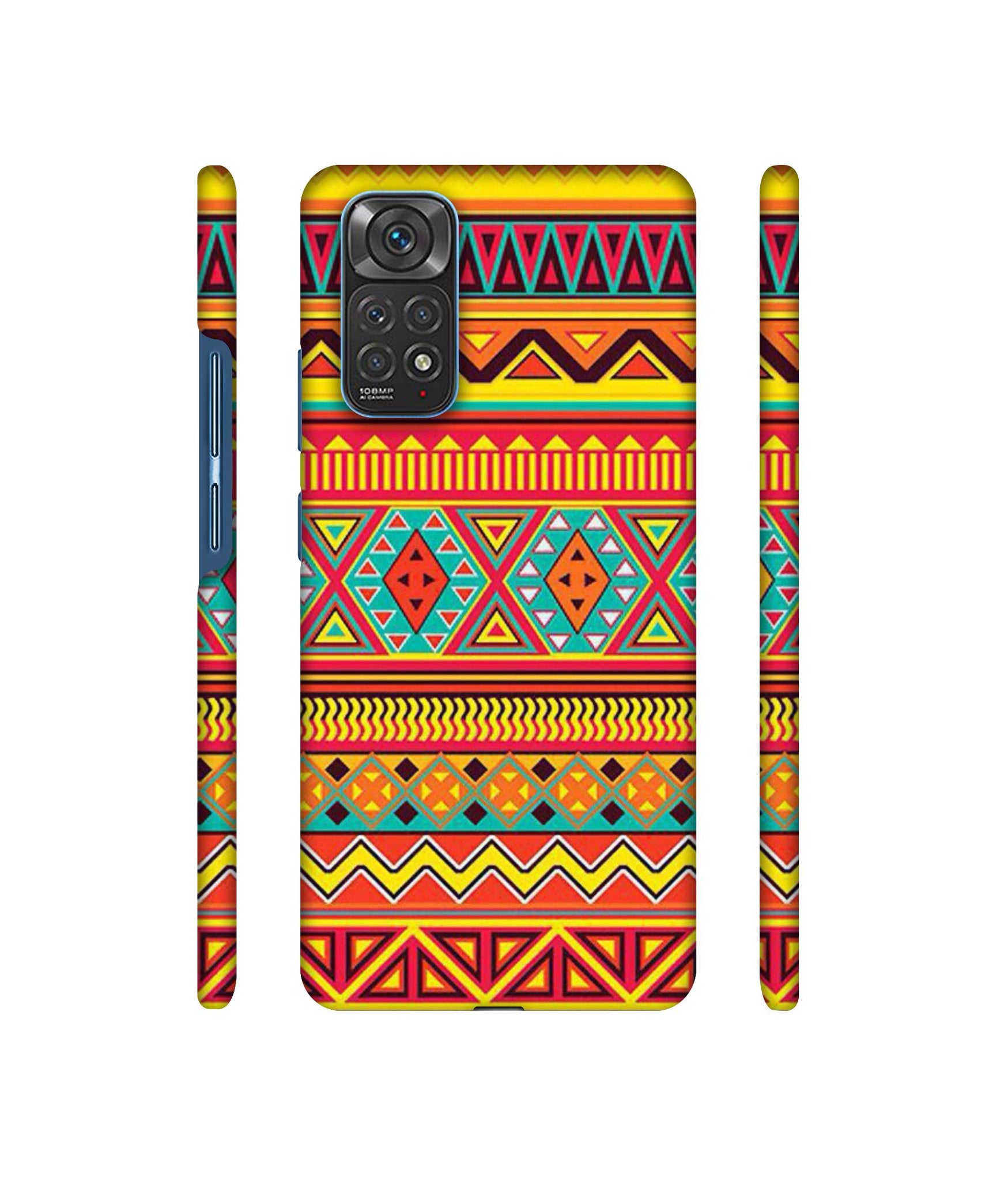 Artistic Rangoli Designer Hard Back Cover for Mi Redmi Note 11 4G / Redmi Note 11S 4G