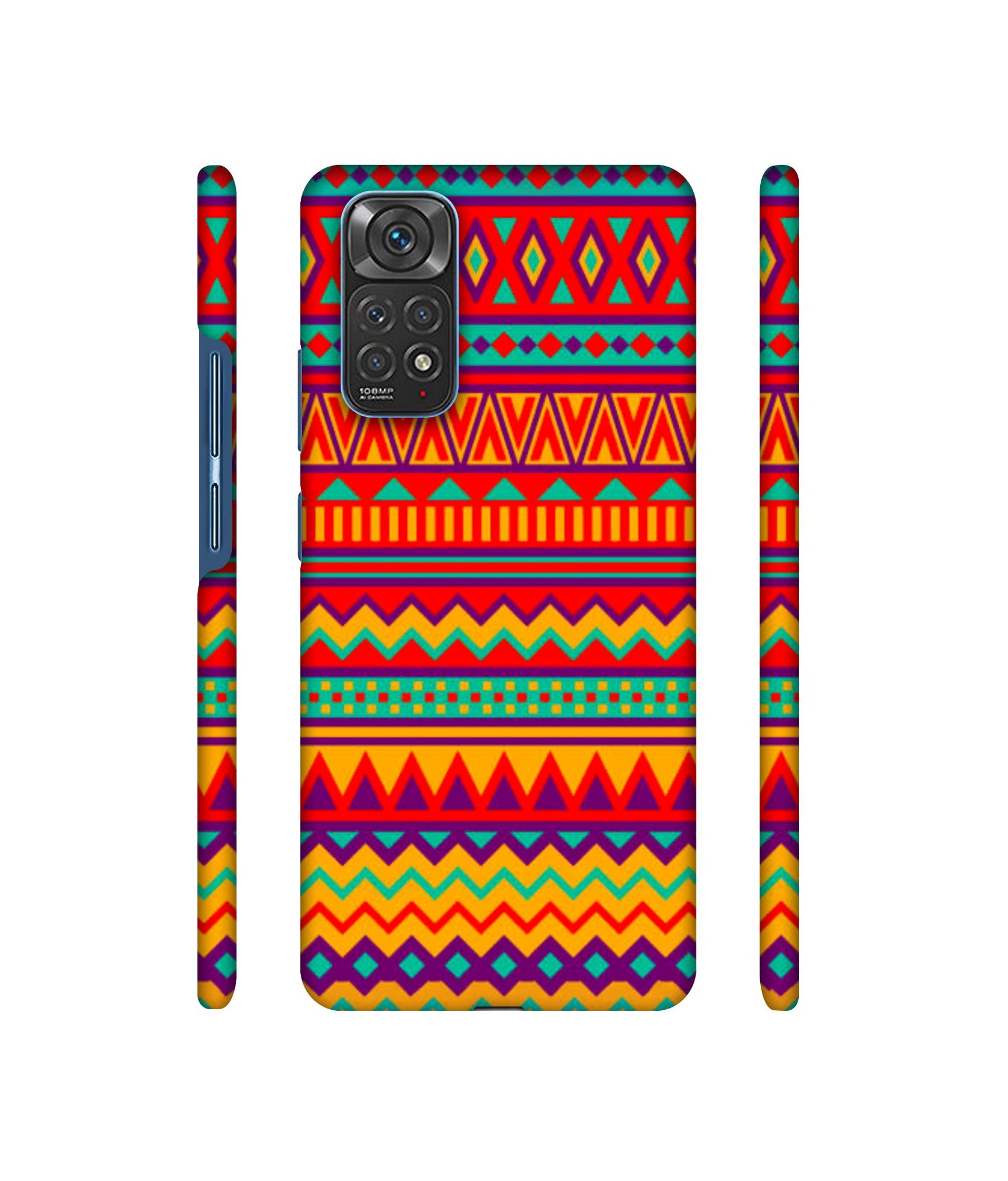 Multicolor Rangoli Art Designer Hard Back Cover for Mi Redmi Note 11 4G / Redmi Note 11S 4G