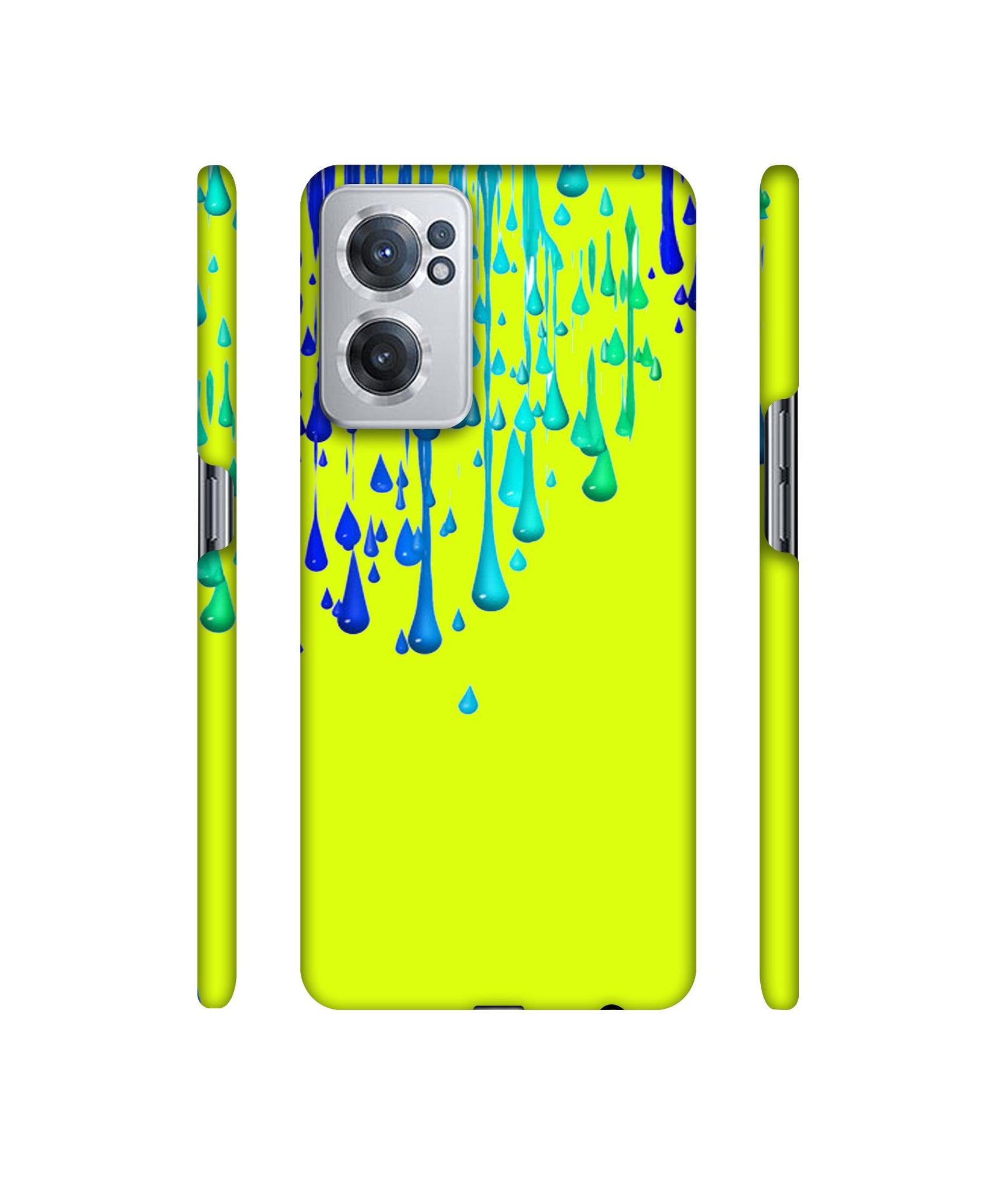 Neon Paint Designer Hard Back Cover for OnePlus Nord CE 2 5G