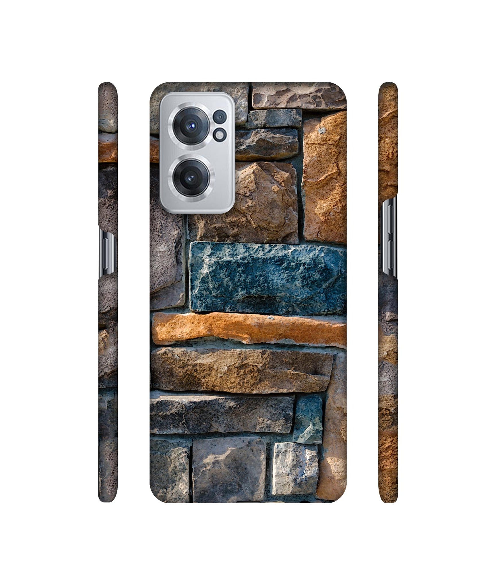 Decorative Stone Cladding Designer Hard Back Cover for OnePlus Nord CE 2 5G