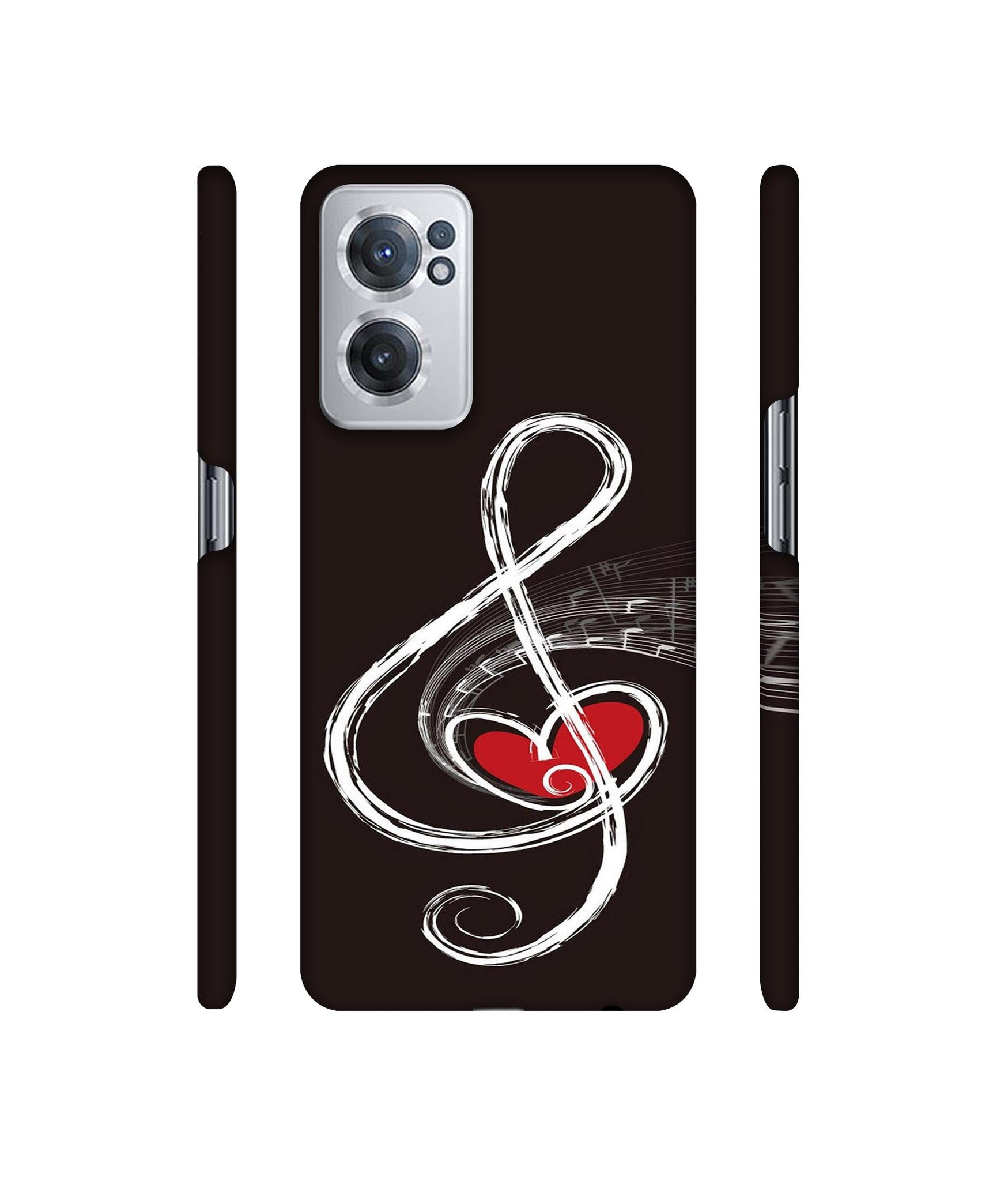 Love Note Music Designer Hard Back Cover for OnePlus Nord CE 2 5G
