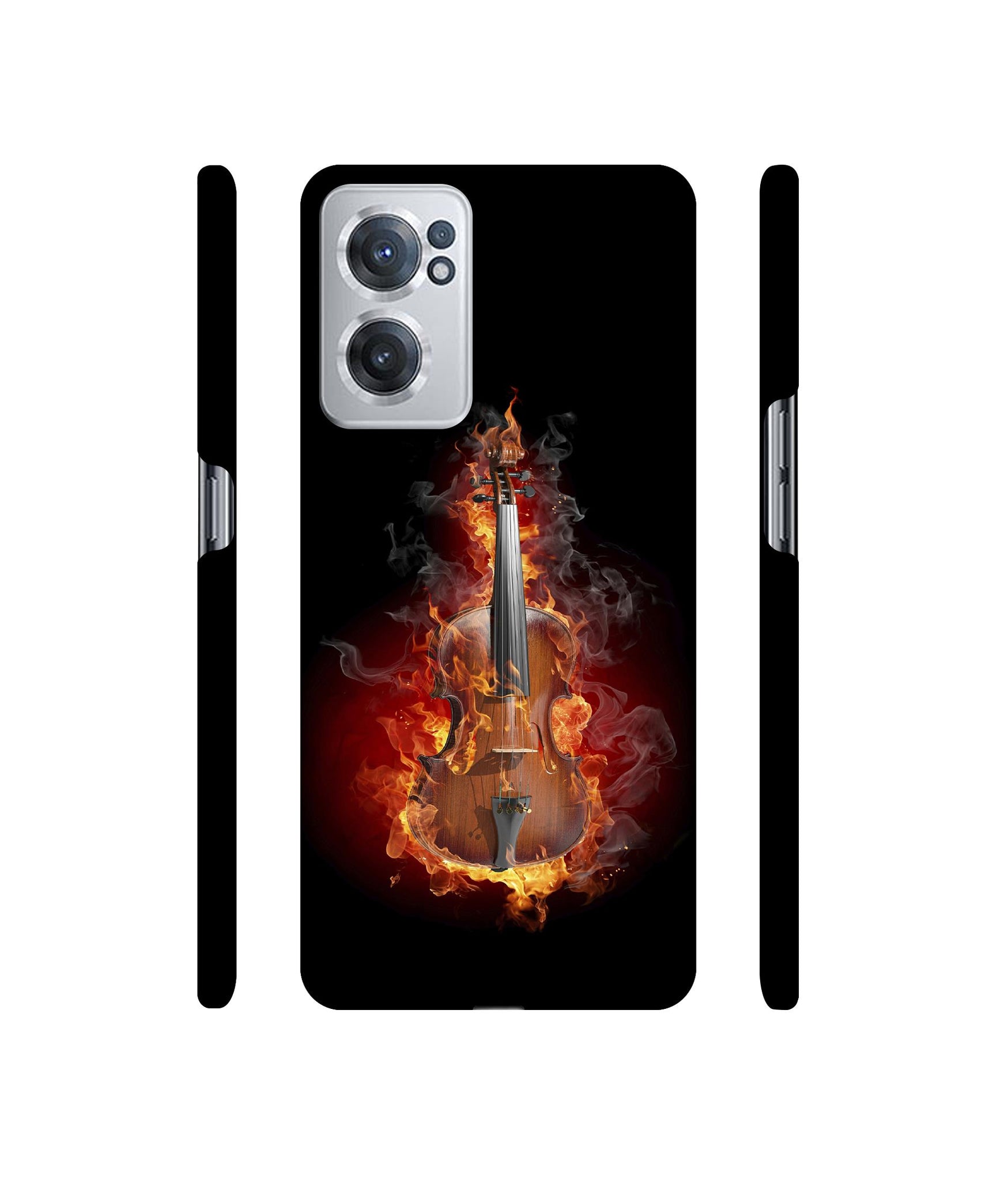 Burning Violin Designer Hard Back Cover for OnePlus Nord CE 2 5G