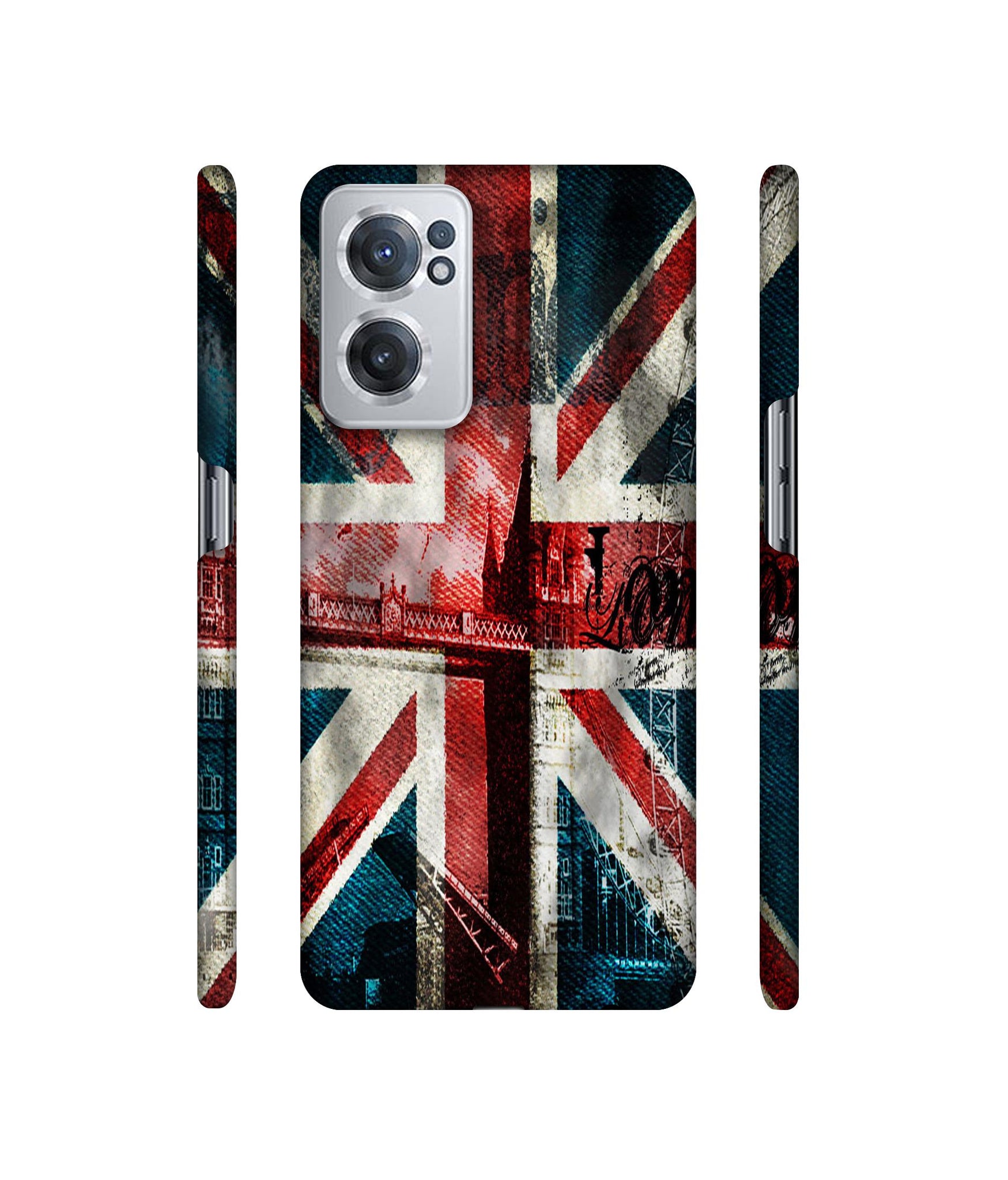 London Flag wallpaper Designer Hard Back Cover for OnePlus Nord CE 2 5G