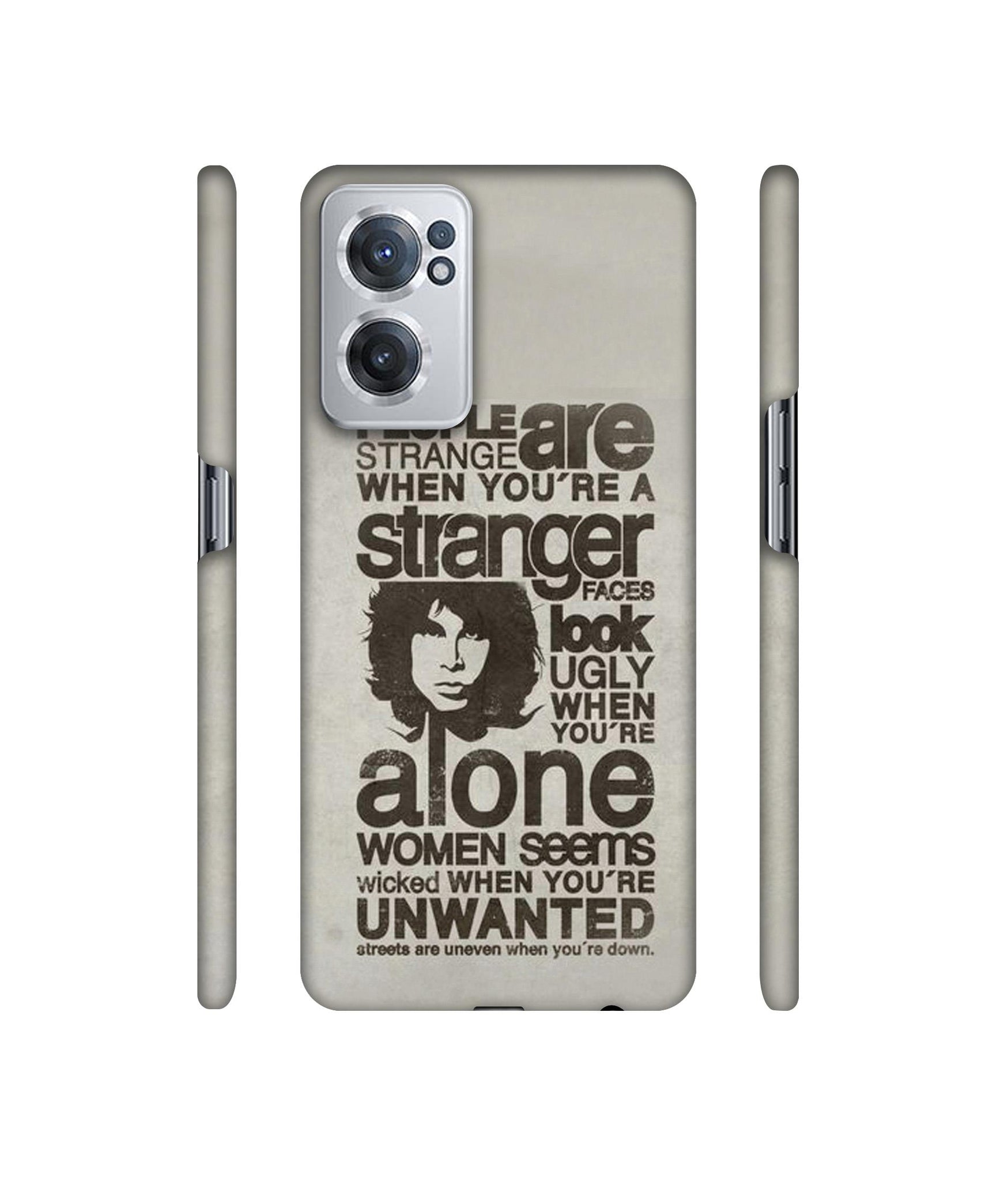 Quotes Pattern Designer Hard Back Cover for OnePlus Nord CE 2 5G