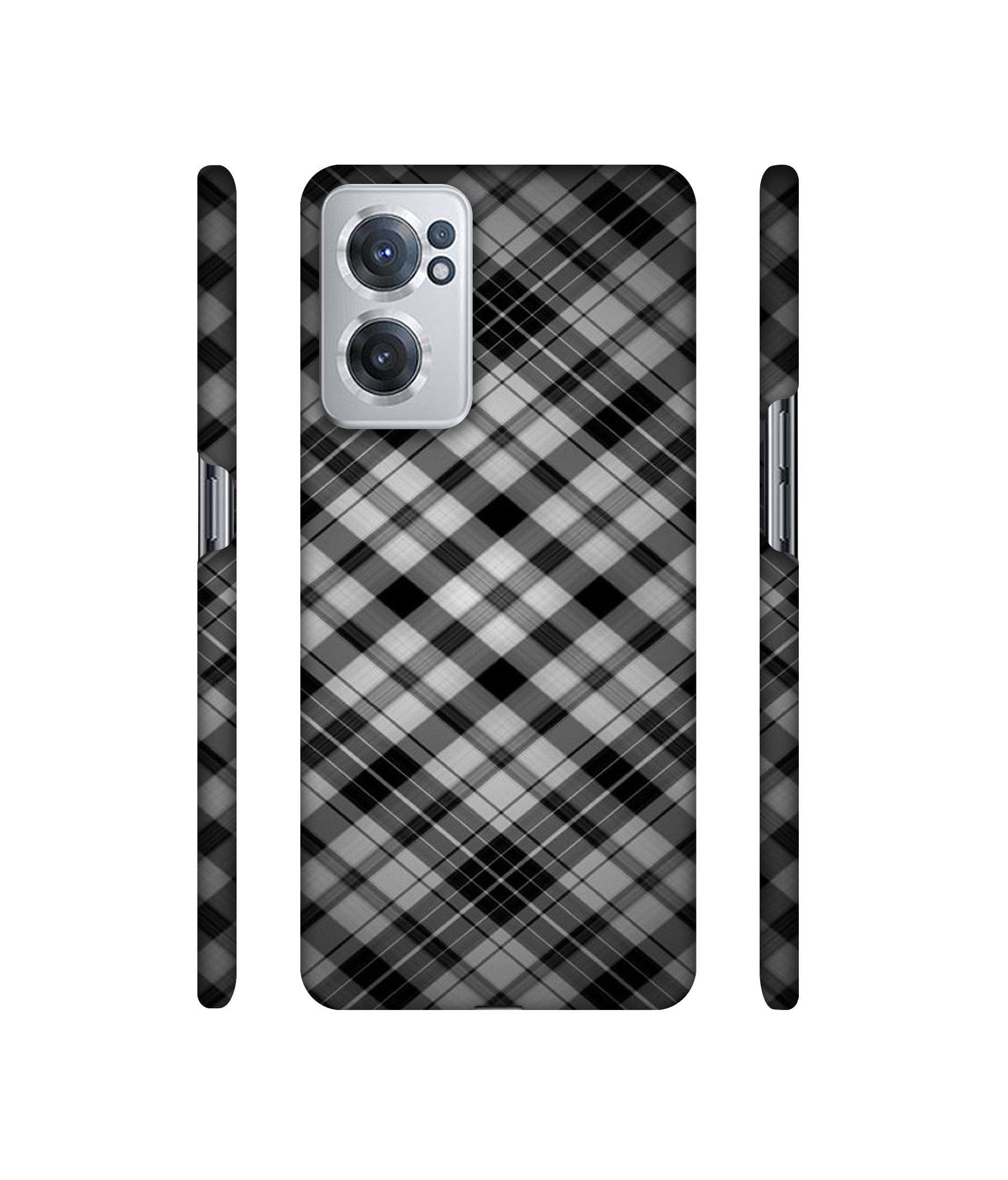 Black Stripes Pattern Designer Hard Back Cover for OnePlus Nord CE 2 5G