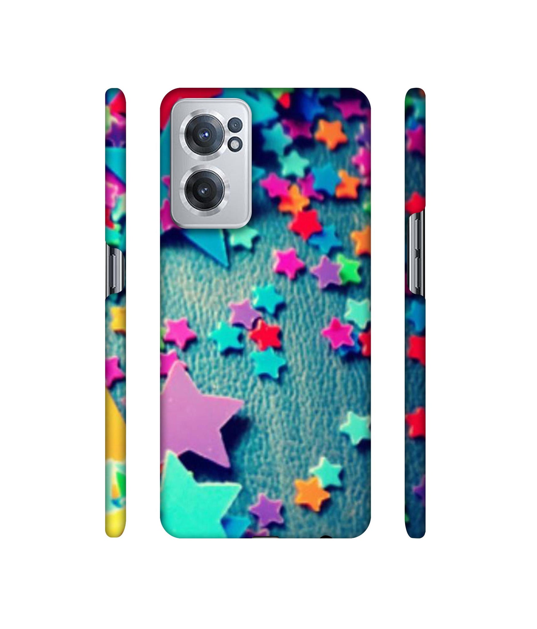 Colorful Stars Designer Hard Back Cover for OnePlus Nord CE 2 5G