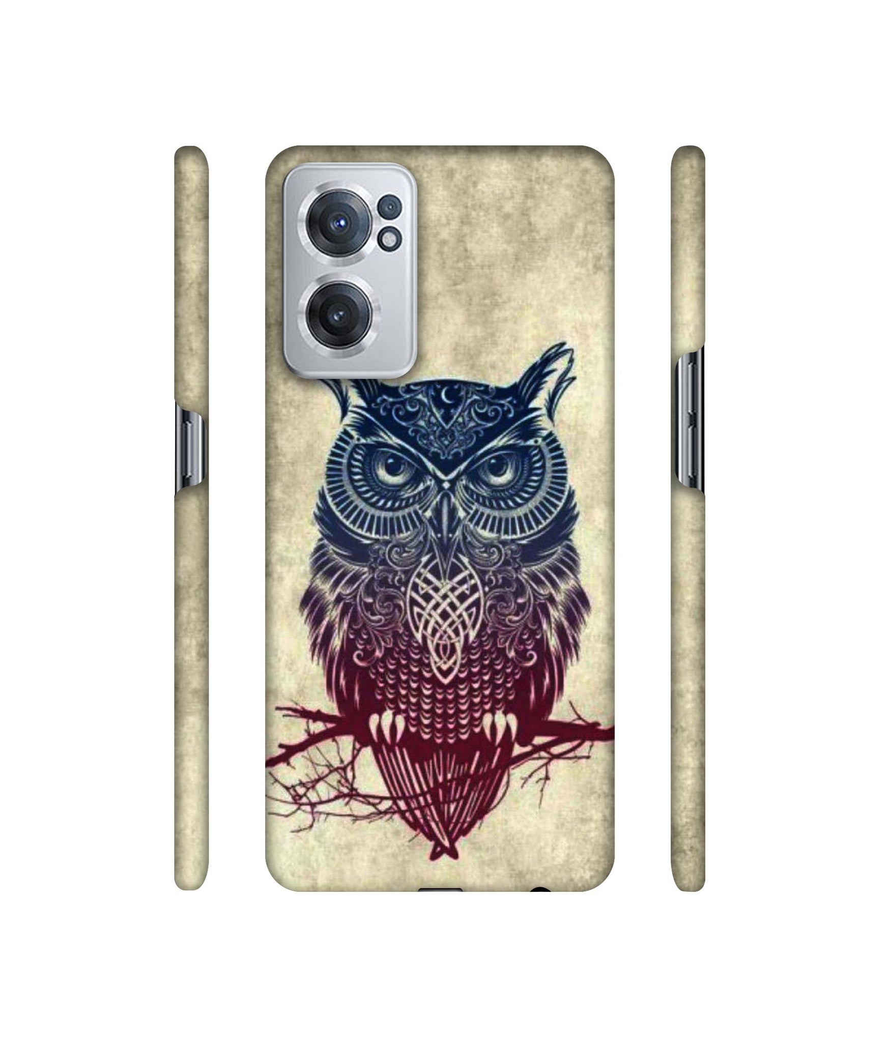 Owl Pattern Designer Hard Back Cover for OnePlus Nord CE 2 5G