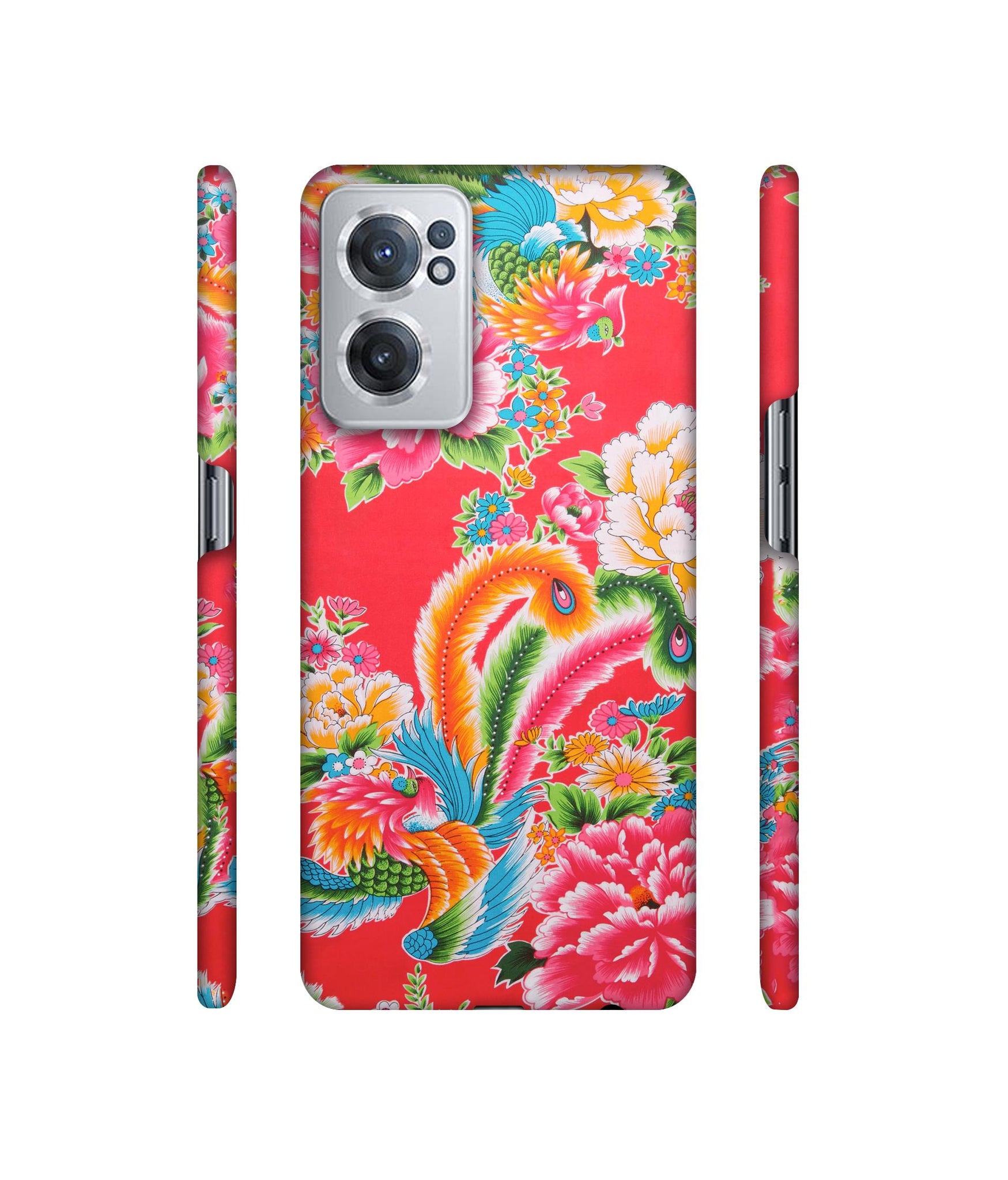 Cute Floral Pattern Print Designer Hard Back Cover for OnePlus Nord CE 2 5G
