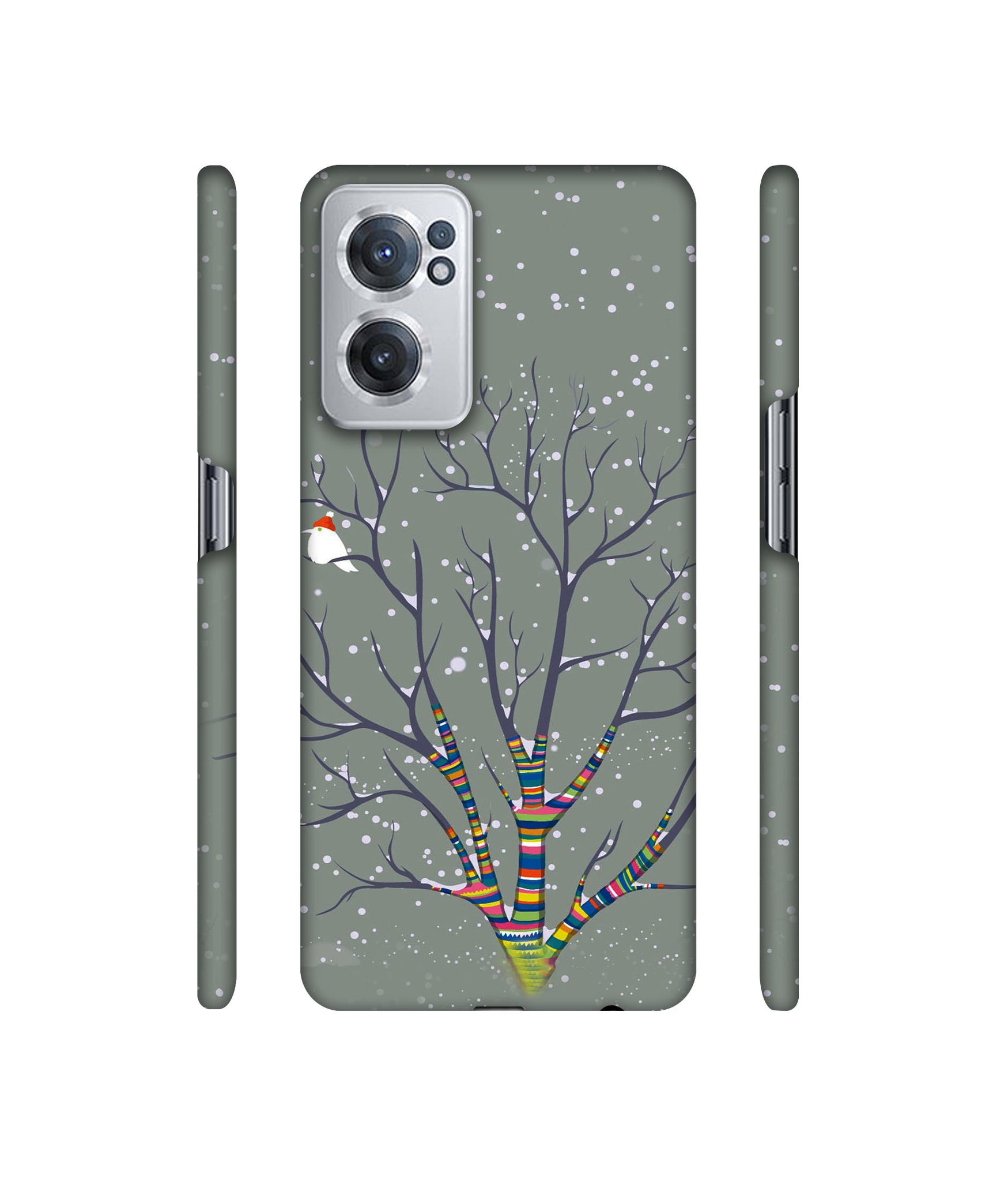 Winter Pattern Print Designer Hard Back Cover for OnePlus Nord CE 2 5G