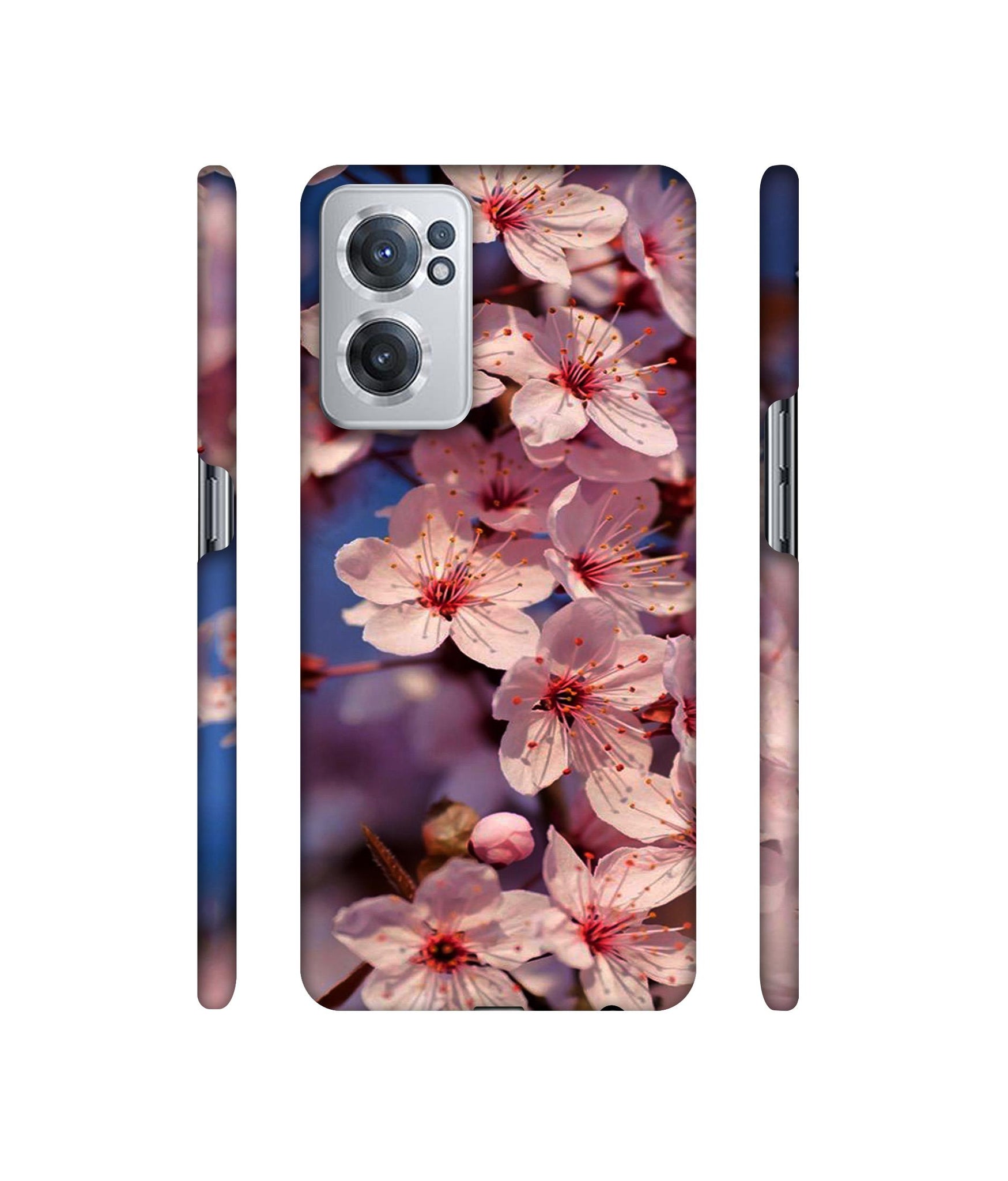 Pink Flowers Pattern Designer Hard Back Cover for OnePlus Nord CE 2 5G