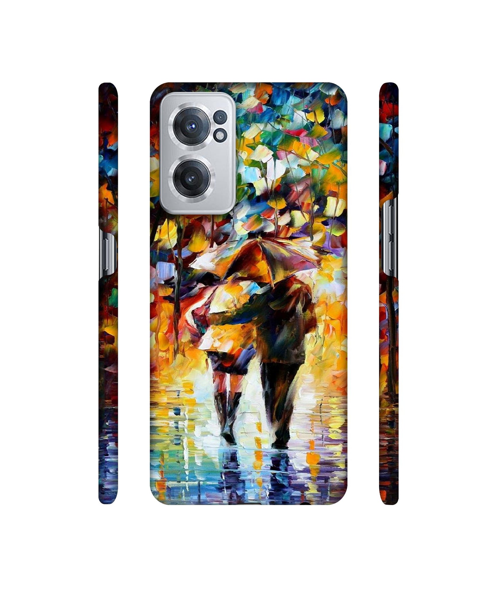 Paint Couple Pattern Designer Hard Back Cover for OnePlus Nord CE 2 5G