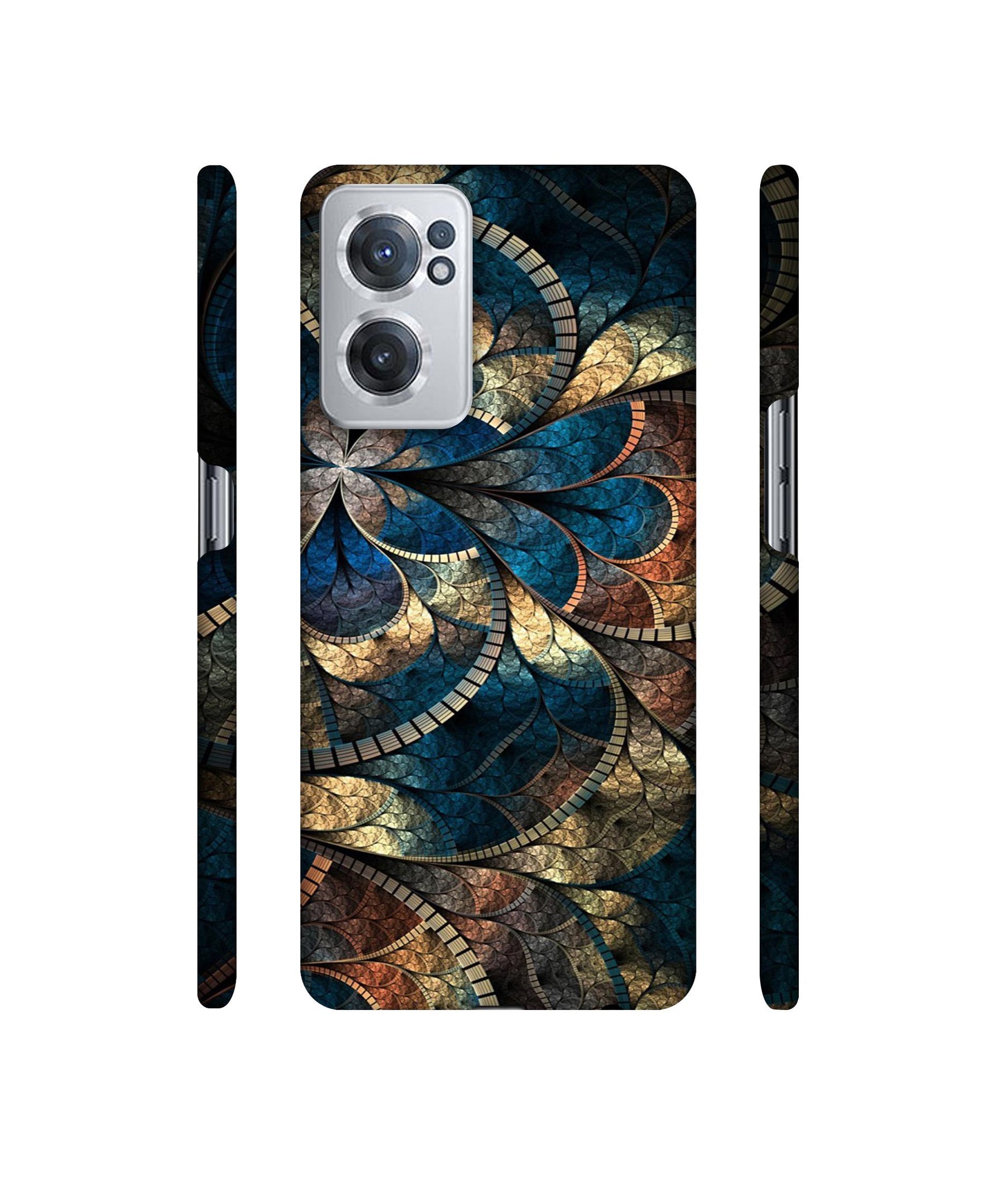 Fractional Pattern Designer Hard Back Cover for OnePlus Nord CE 2 5G